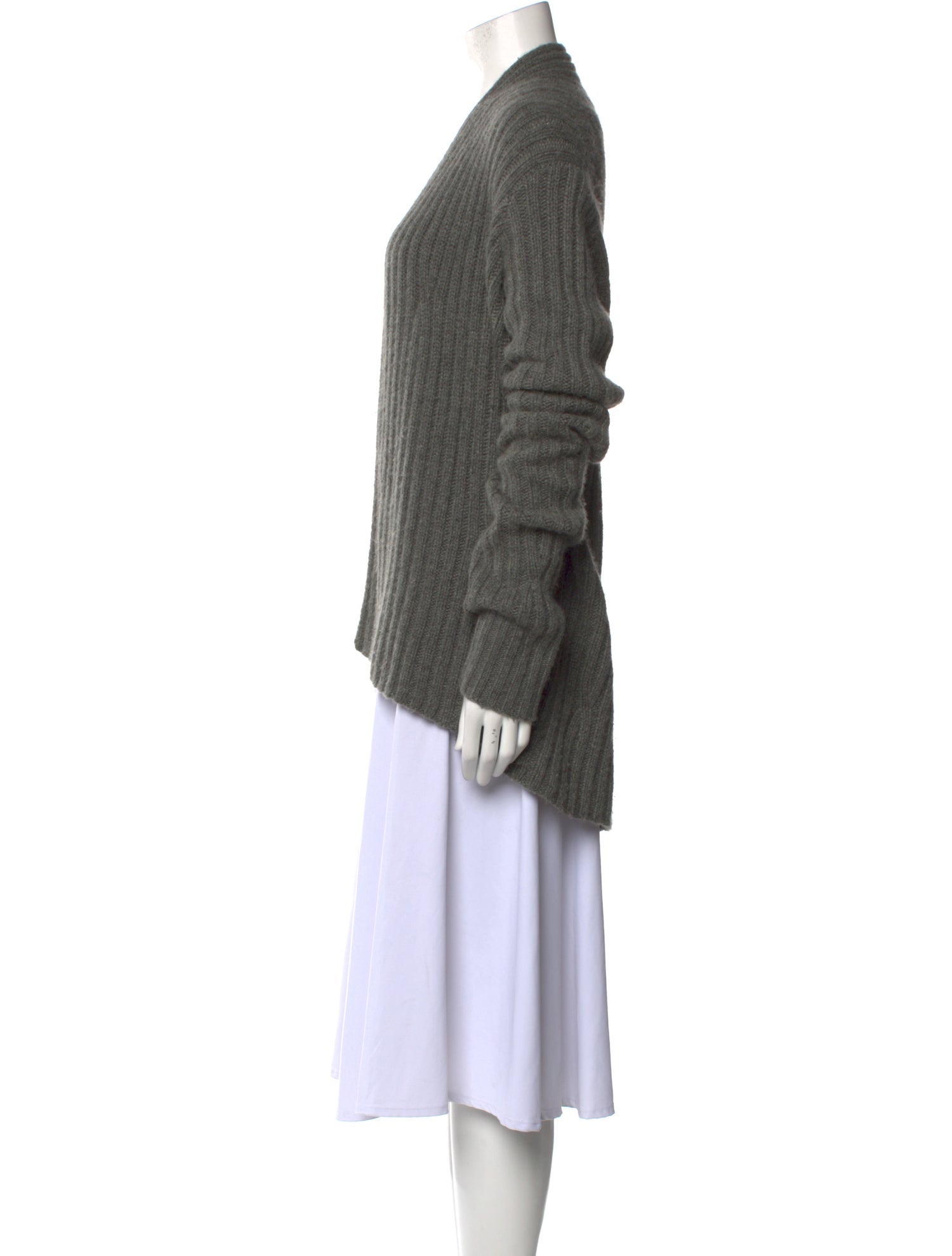 Ralph Lauren Black Label Cashmere Open Front Sweater