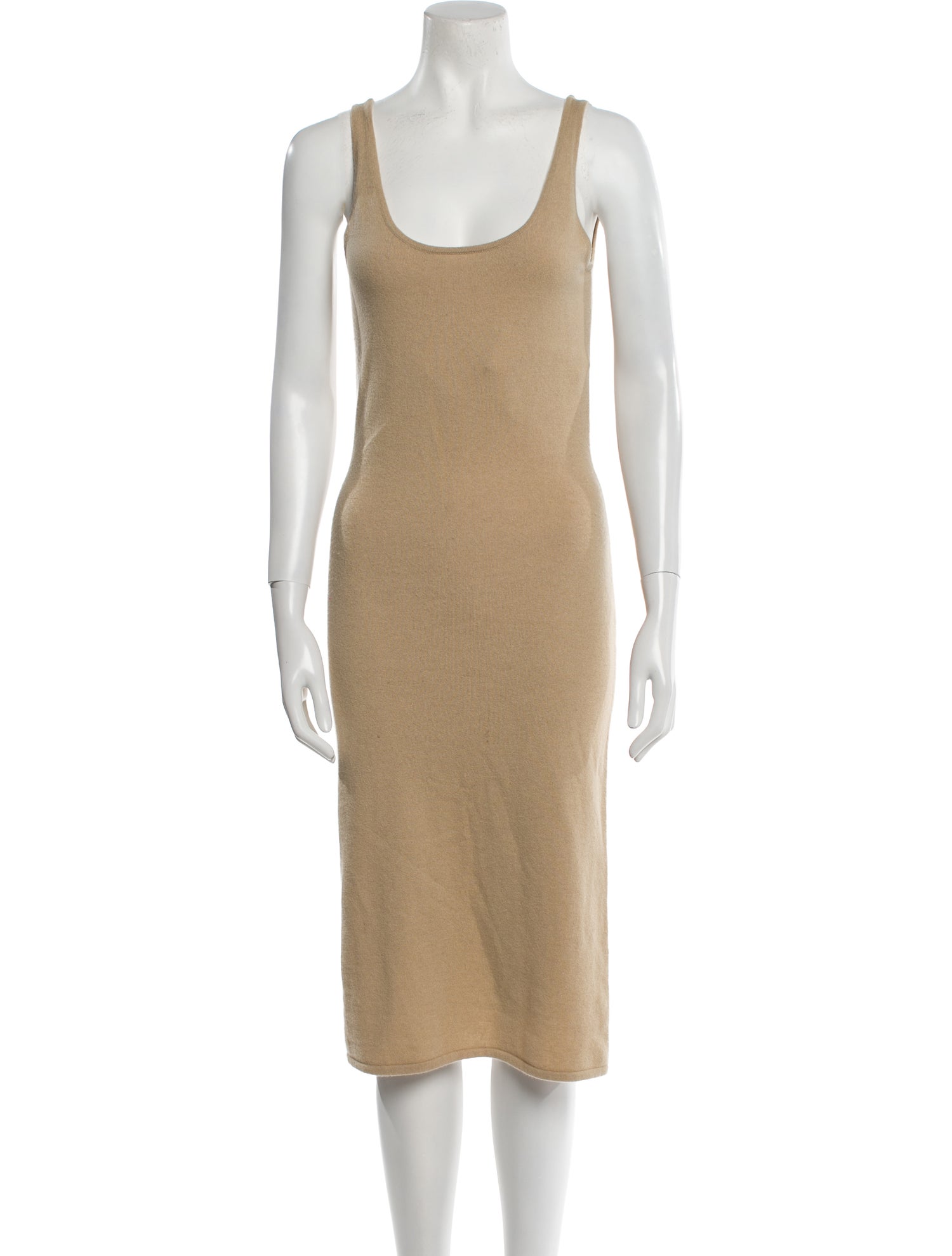 Ralph Lauren Black Label Cashmere Midi Length Dress