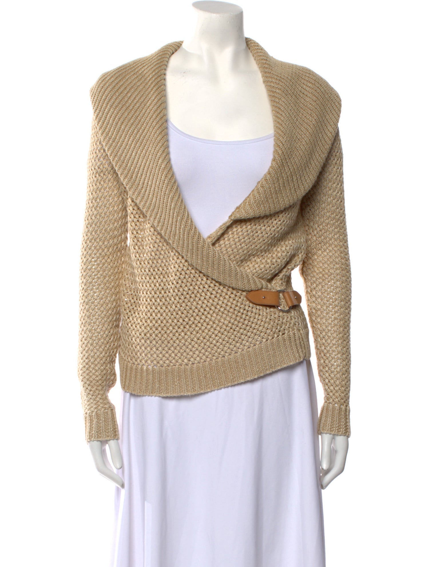 Ralph Lauren Black Label Linen V-Neck Sweater