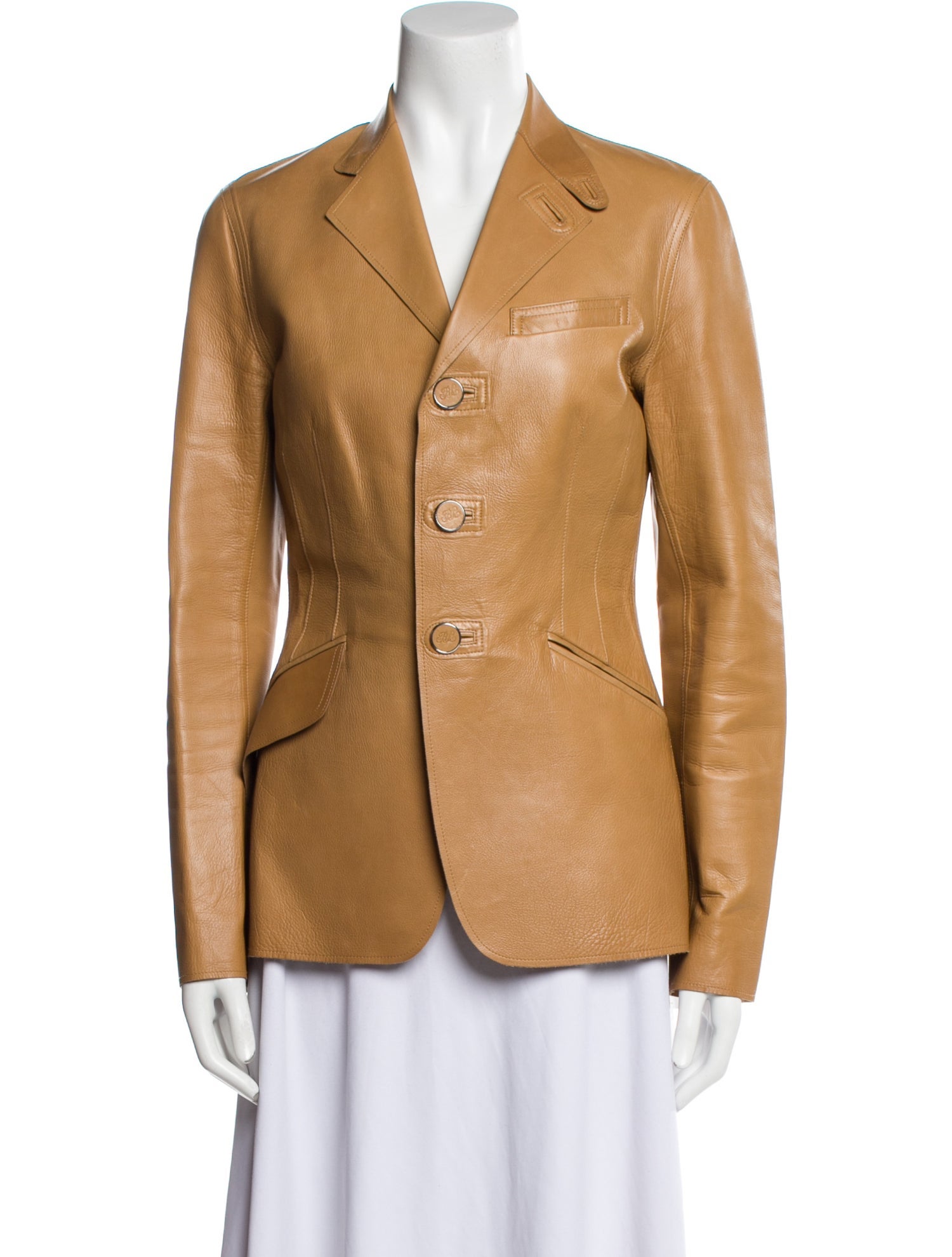 Ralph Lauren Black Label Leather Blazer