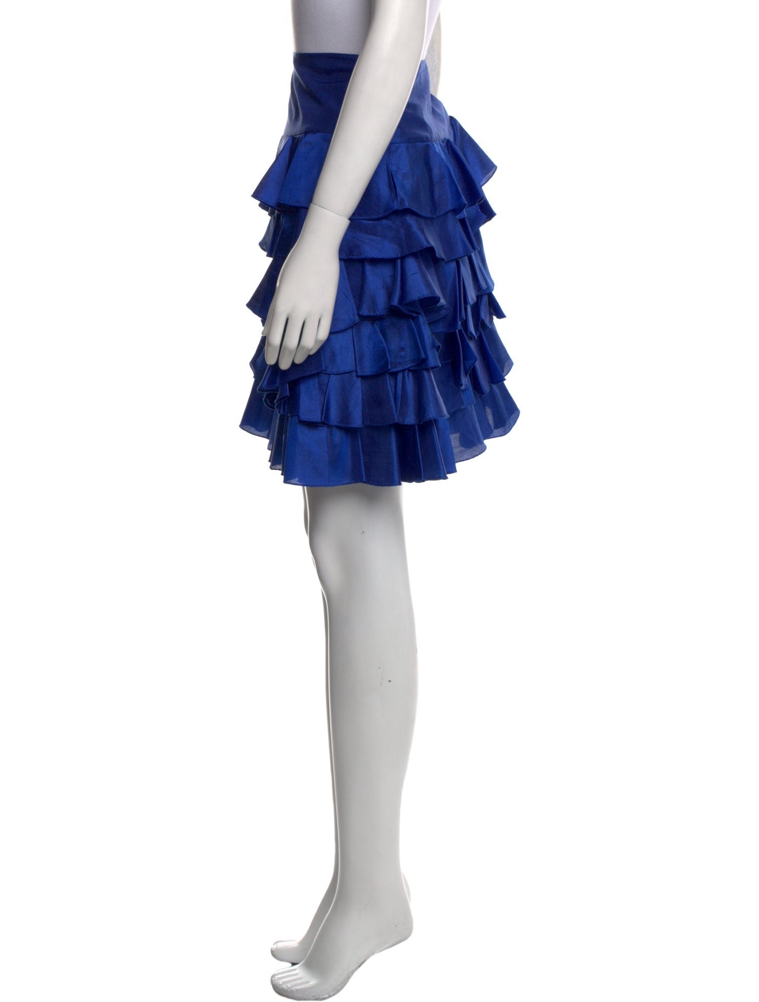 Ralph Lauren Black Label Silk Knee-Length Skirt