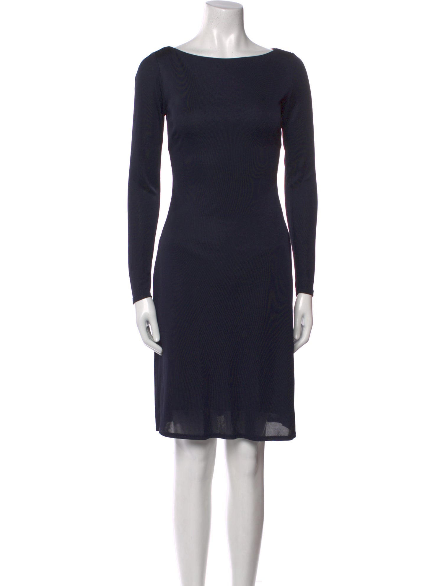 Ralph Lauren Black Label Bateau Neckline Knee-Length Dress