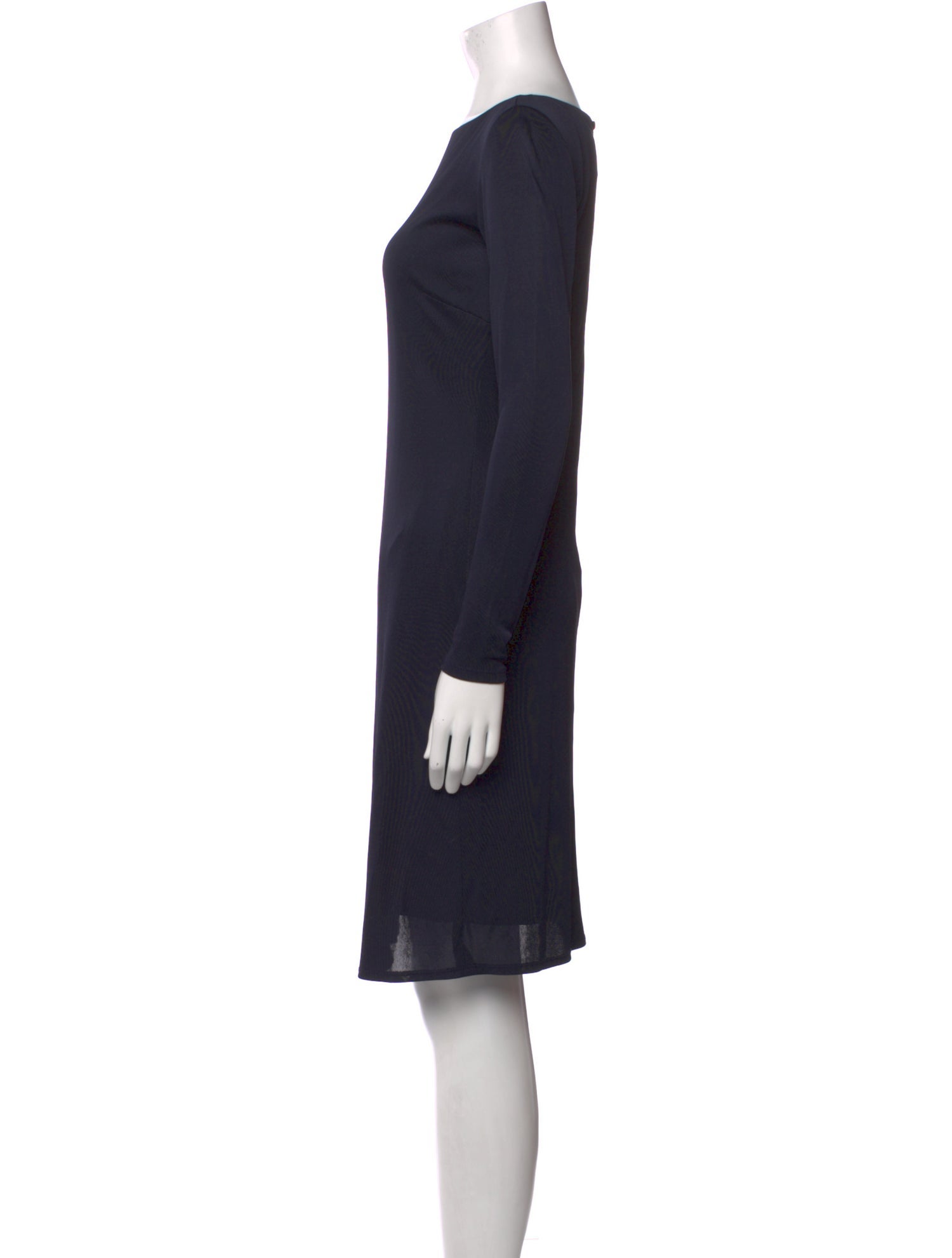 Ralph Lauren Black Label Bateau Neckline Knee-Length Dress