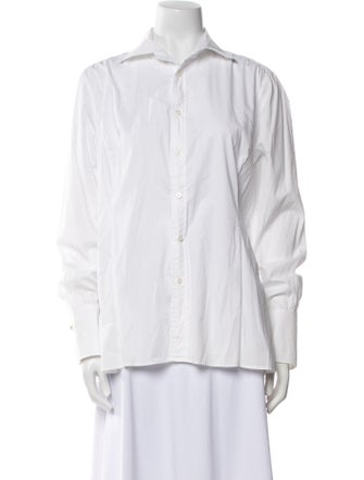 Ralph Lauren Black Label Long Sleeve Button-Up Top
