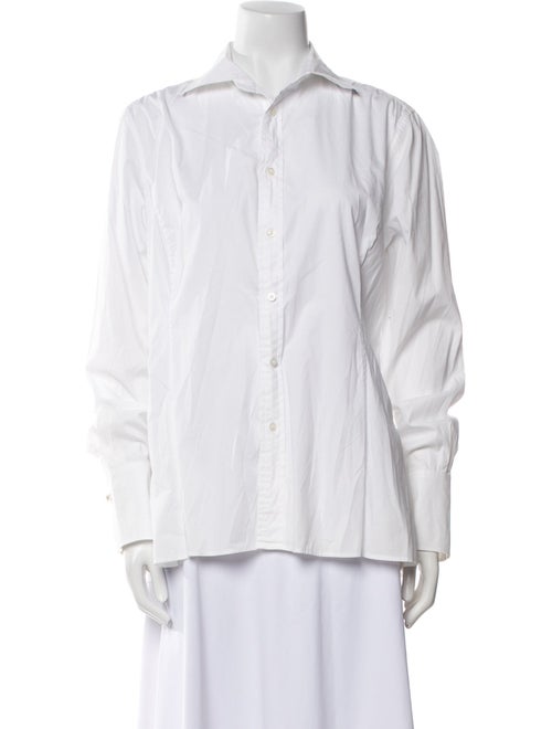 Ralph Lauren Black Label Long Sleeve Button-Up Top