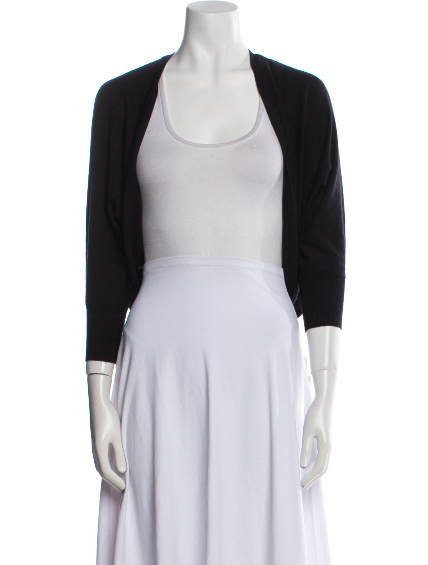 Ralph Lauren Black Label Cashmere Open Front Sweater