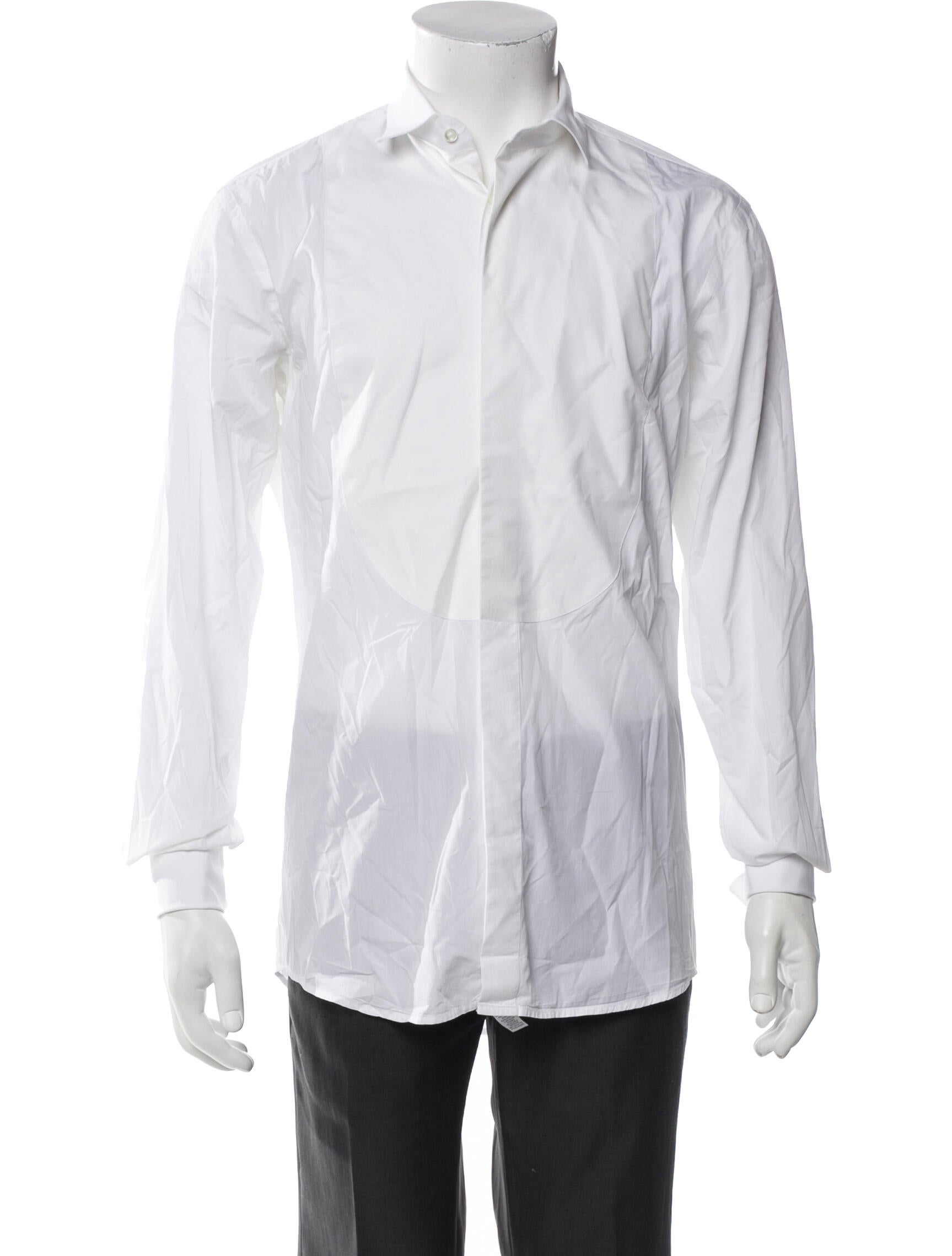 Ralph Lauren Black Label Long Sleeve Tuxedo Shirt