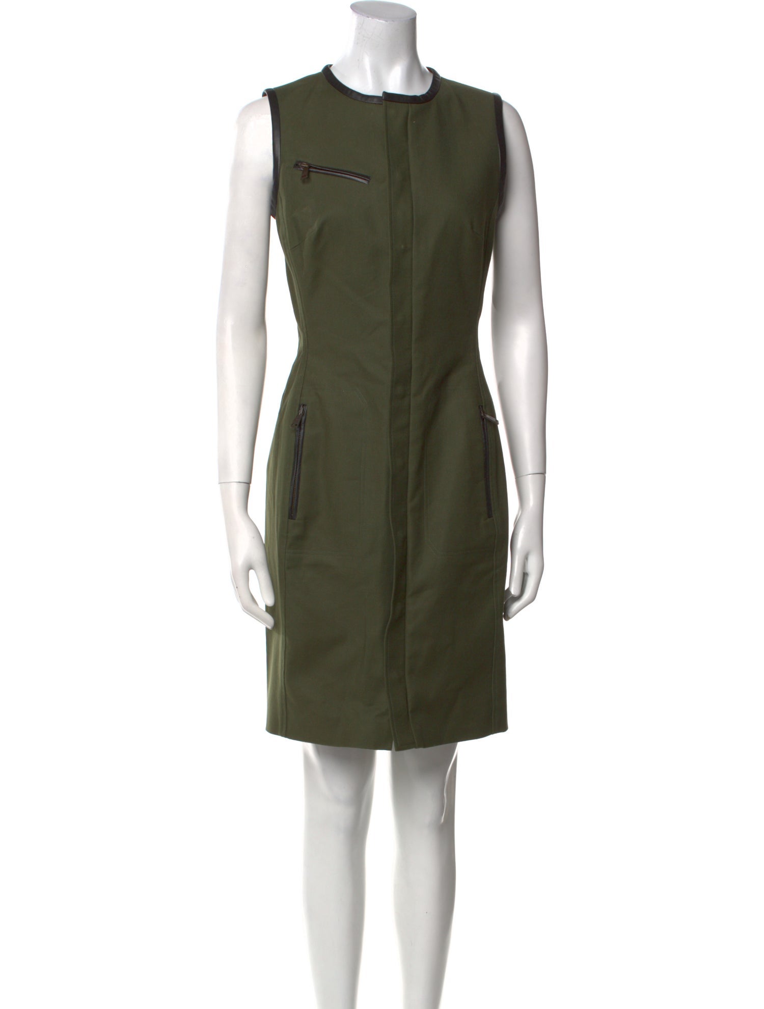 Ralph Lauren Black Label Crew Neck Knee-Length Dress