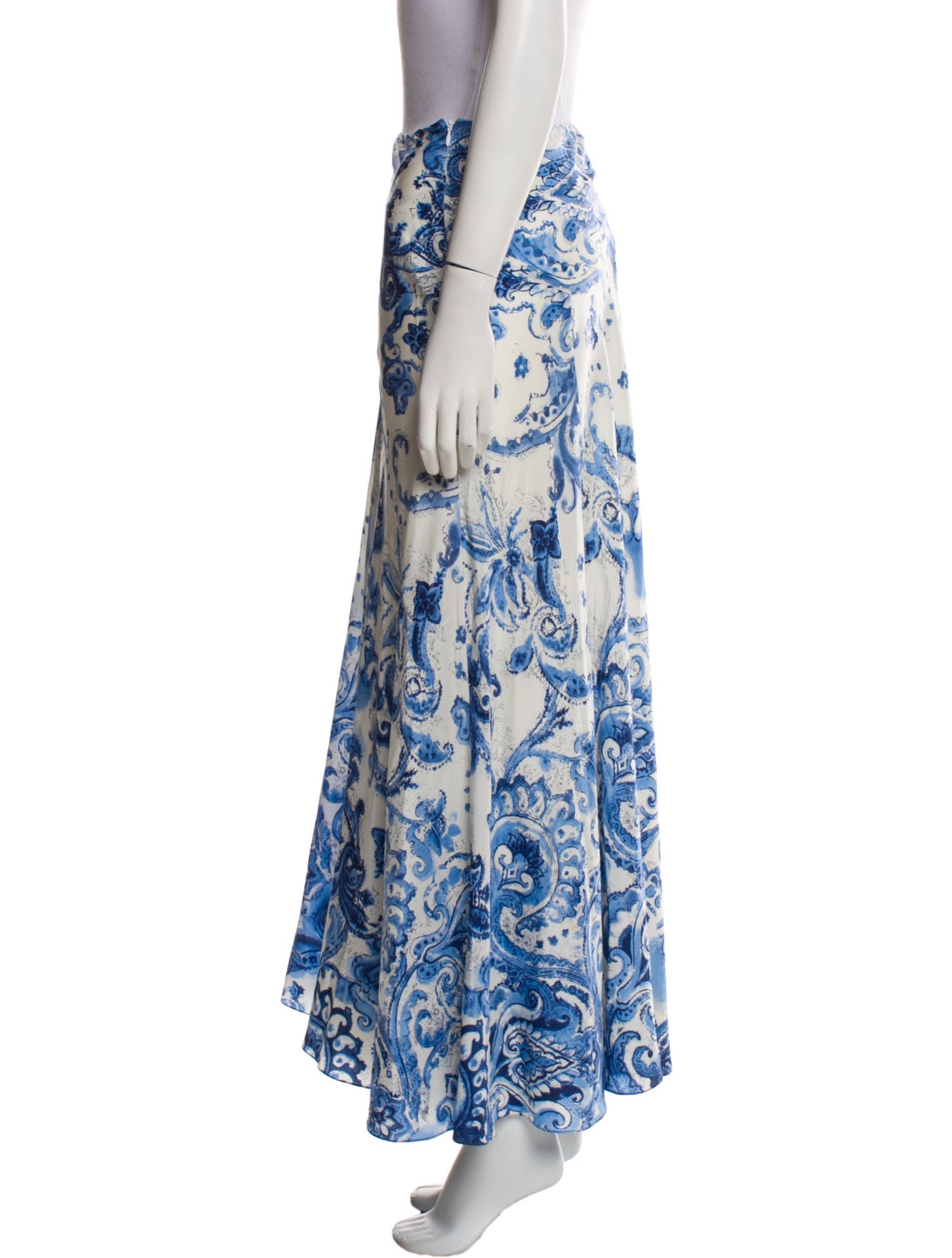 Ralph Lauren Black Label Silk Long Skirt