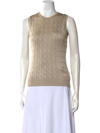 Ralph Lauren Black Label Silk Crew Neck Sweater