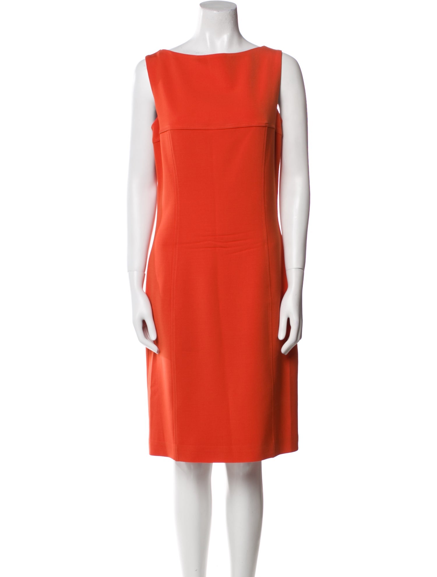 Ralph Lauren Black Label Wool Midi Length Dress