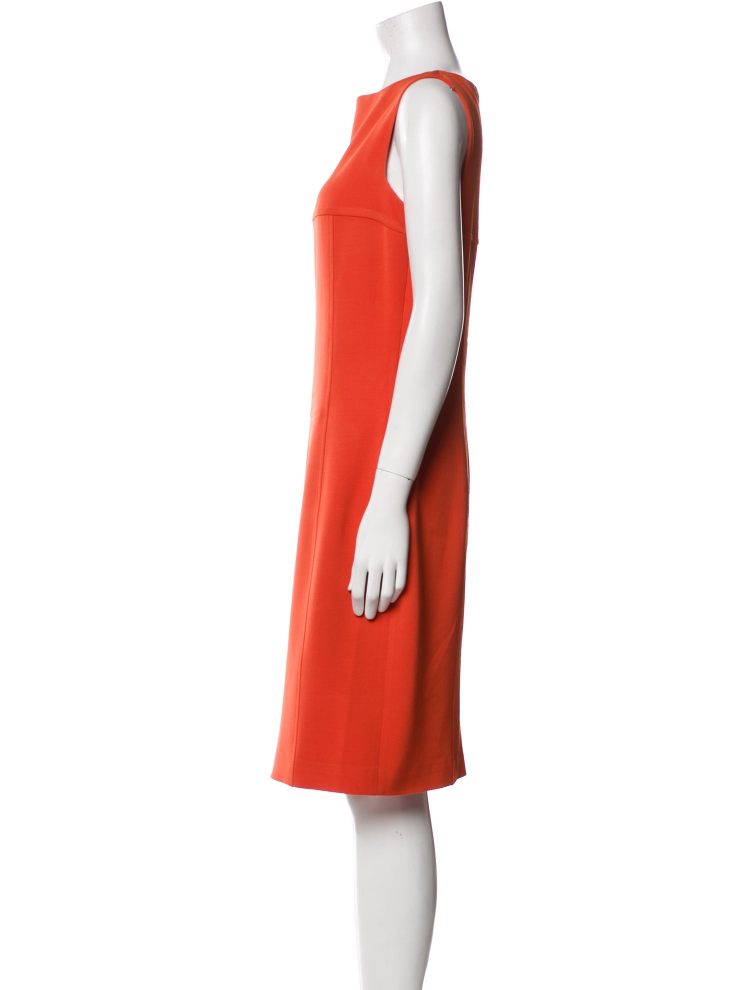 Ralph Lauren Black Label Wool Midi Length Dress