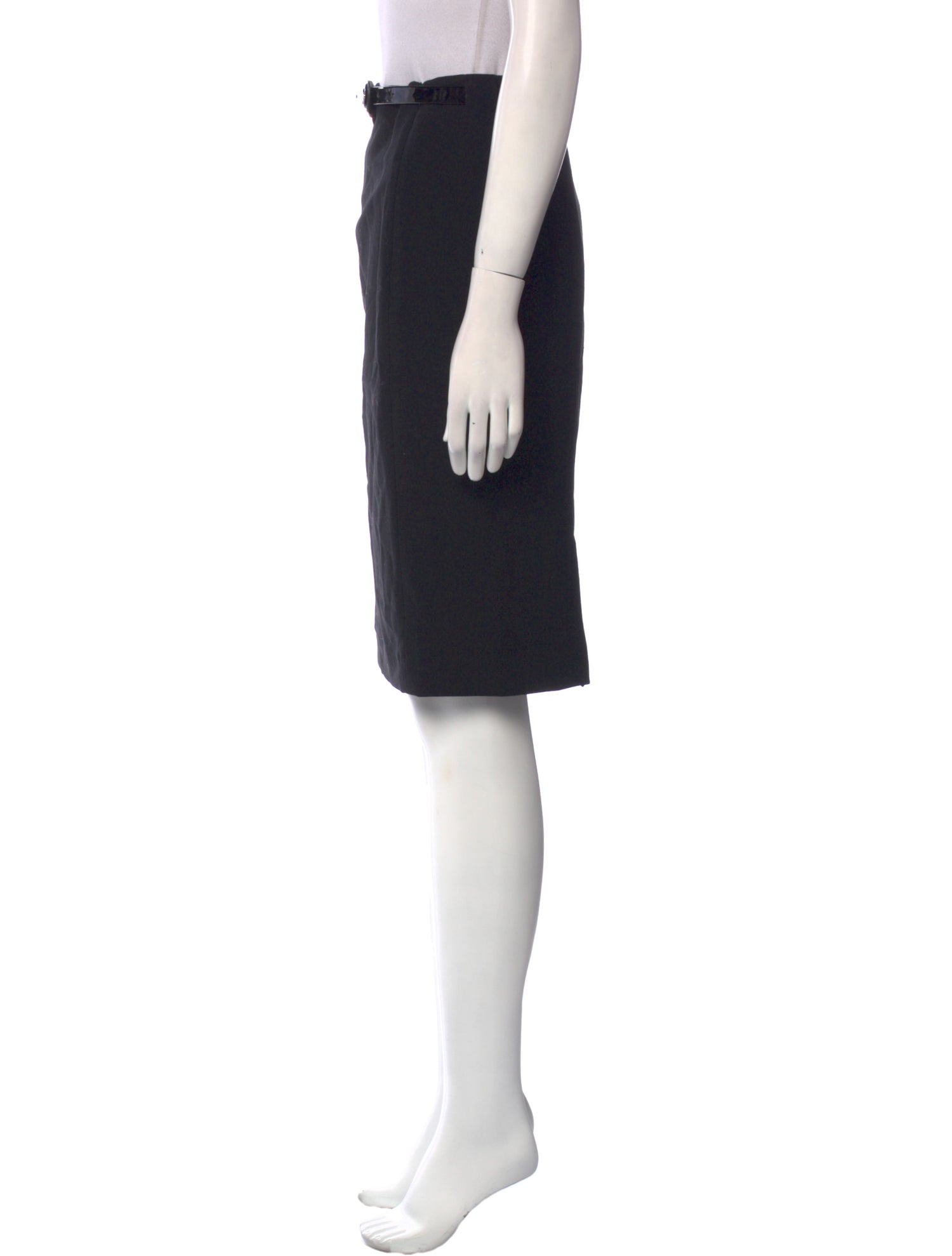 Ralph Lauren Black Label Wool Knee-Length Skirt