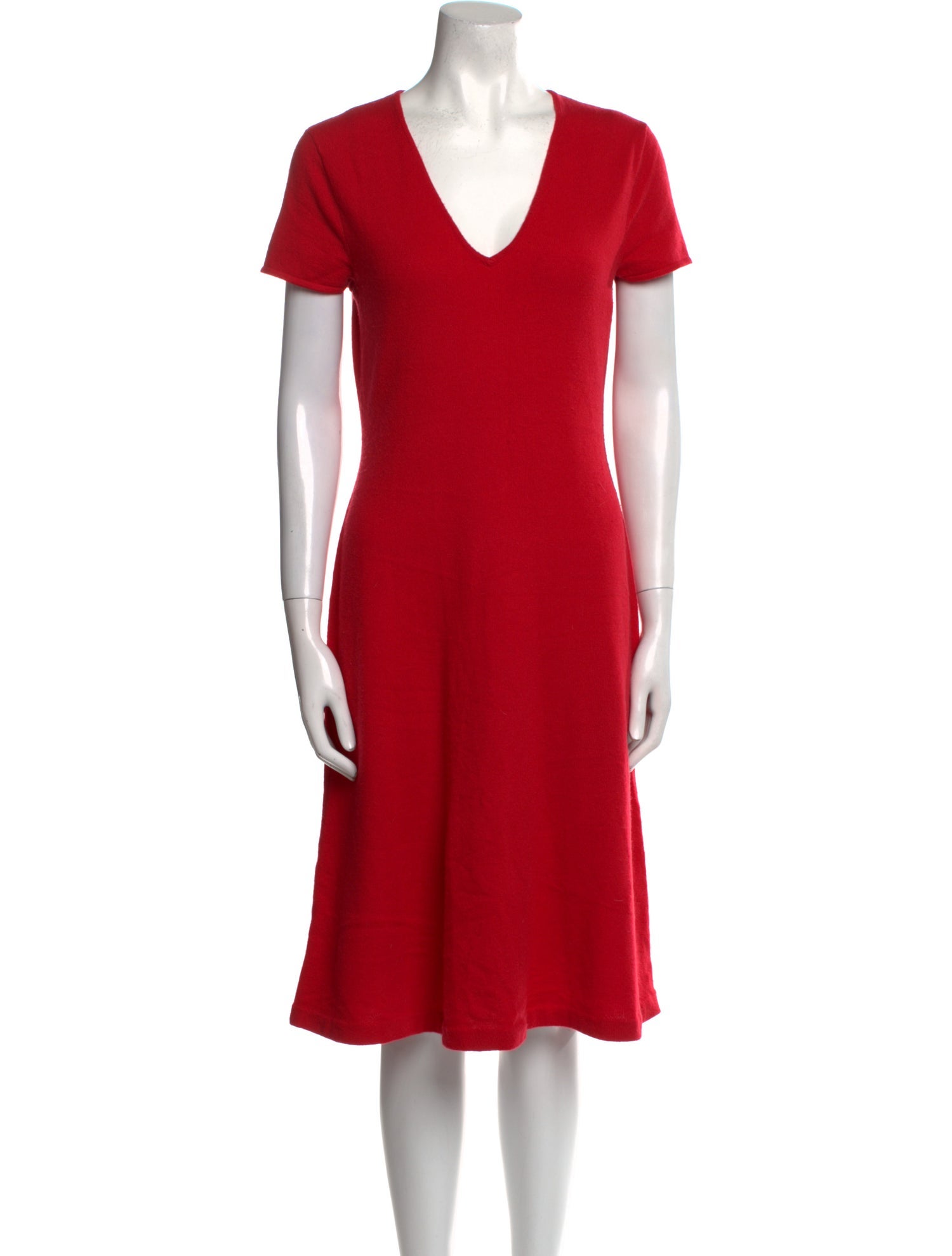 Ralph Lauren Black Label Cashmere Knee-Length Dress