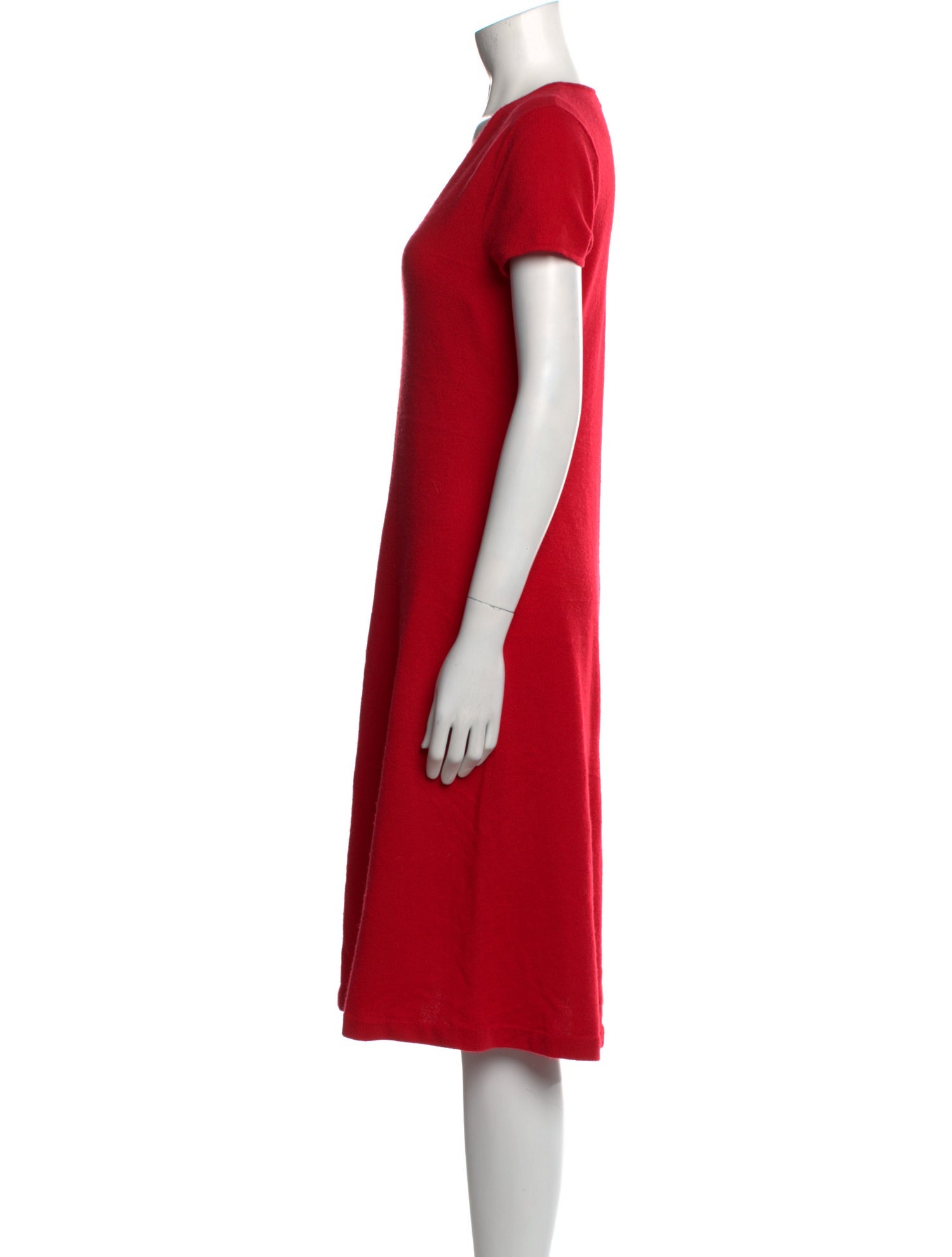 Ralph Lauren Black Label Cashmere Knee-Length Dress