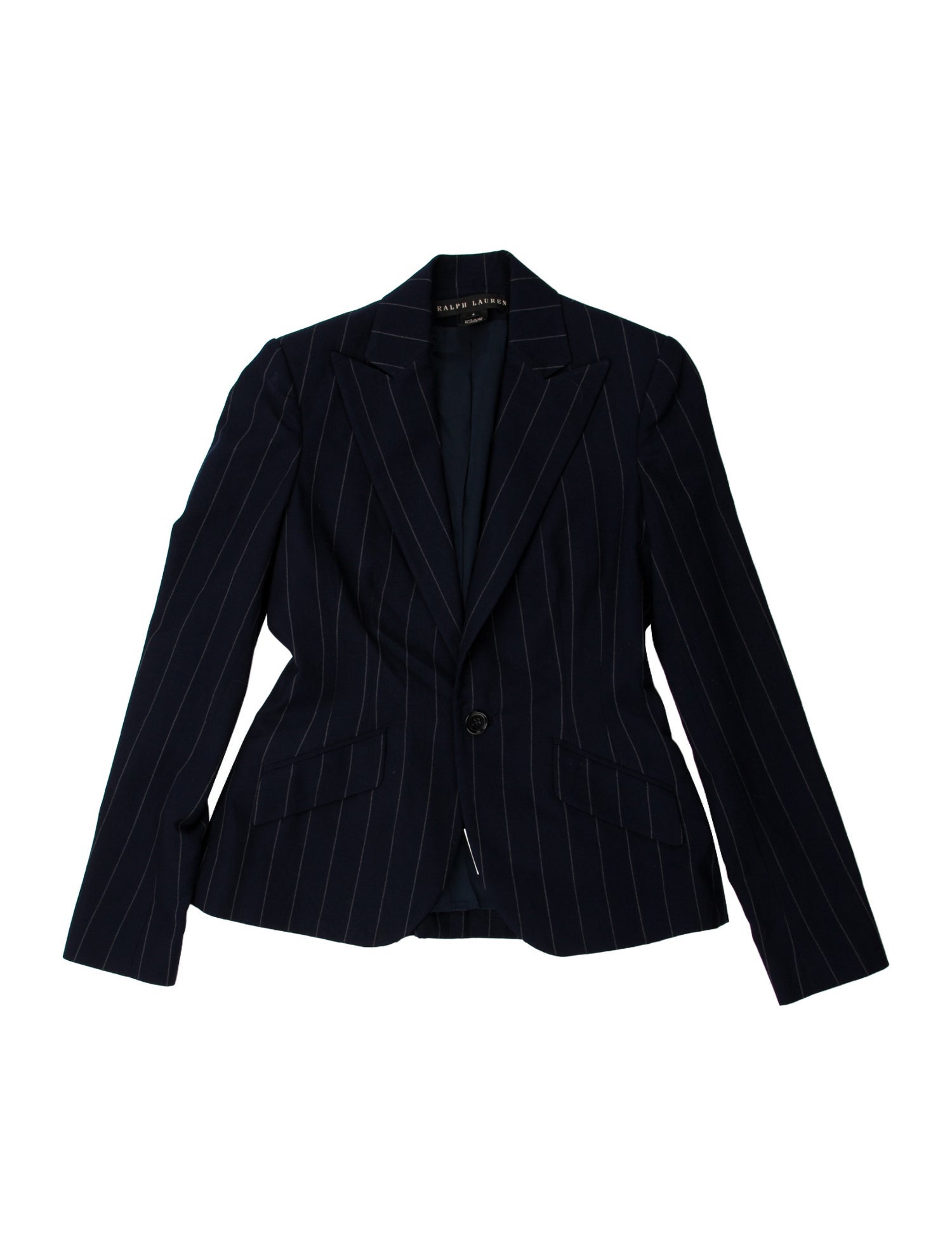 Ralph Lauren Black Label Wool Striped Blazer