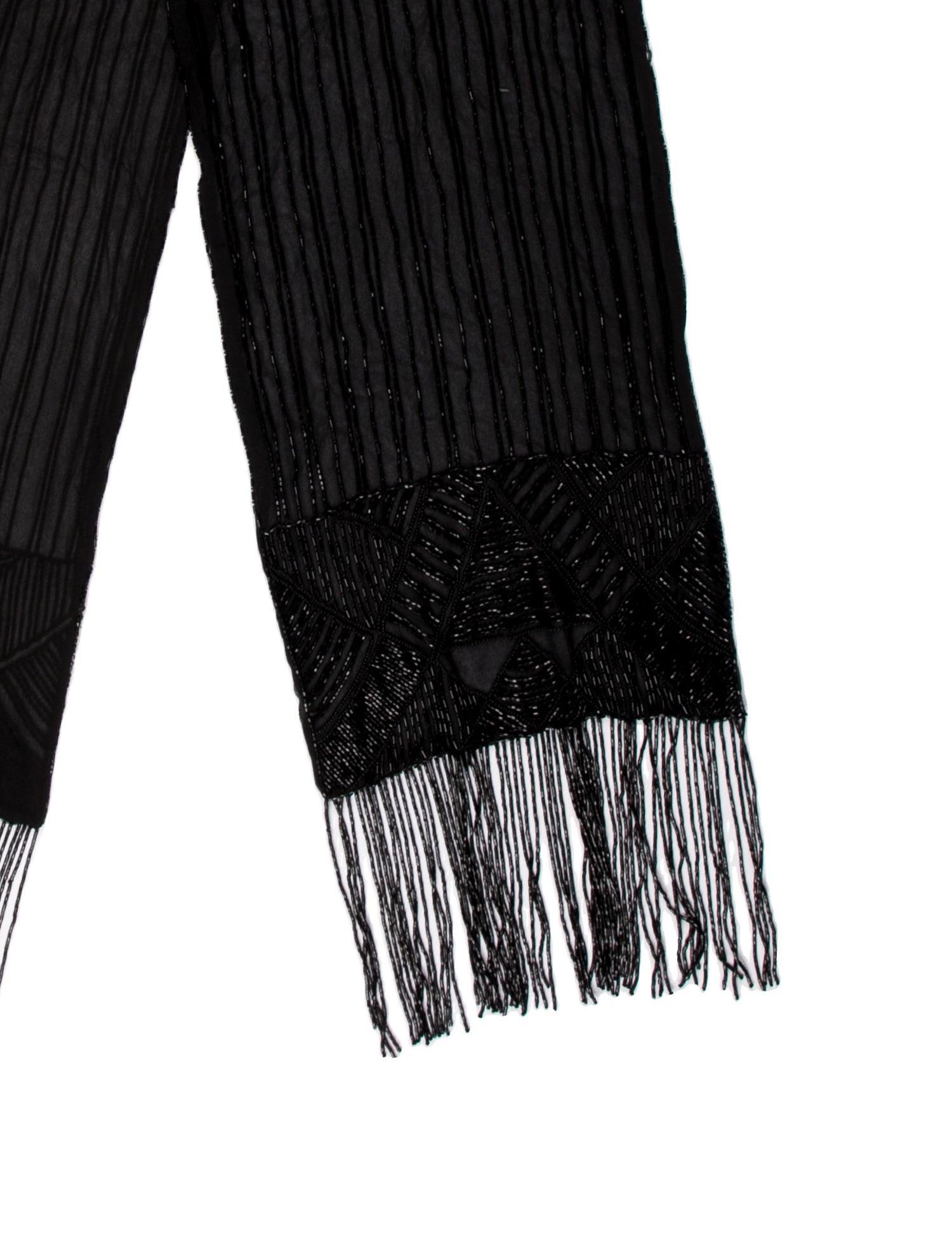 Ralph Lauren Black Label Silk Striped Scarf