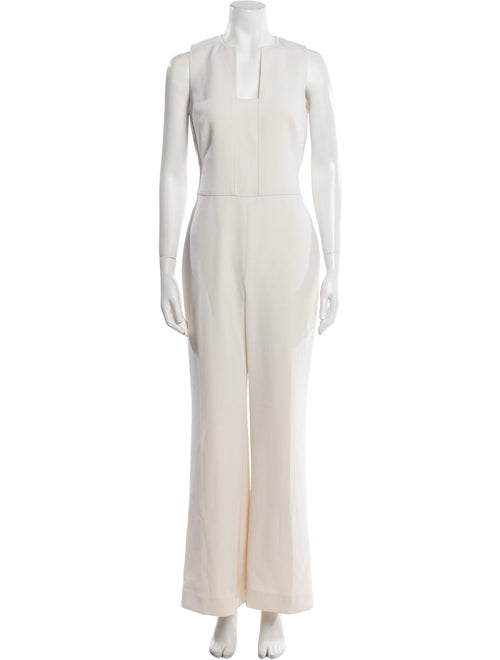 Ralph Lauren Black Label Wool Square Neckline Jumpsuit