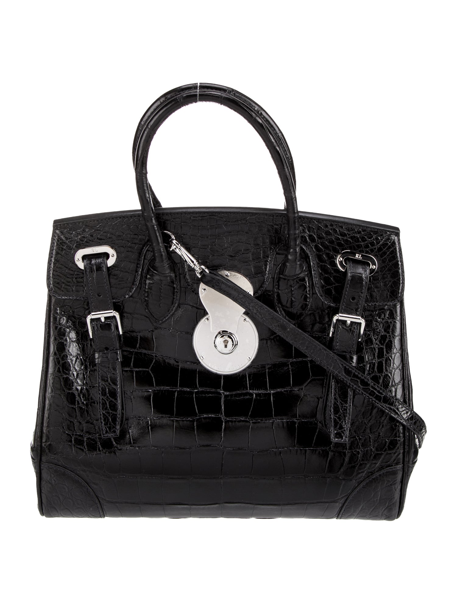 Ralph Lauren Black Label Alligator Shoulder Bag
