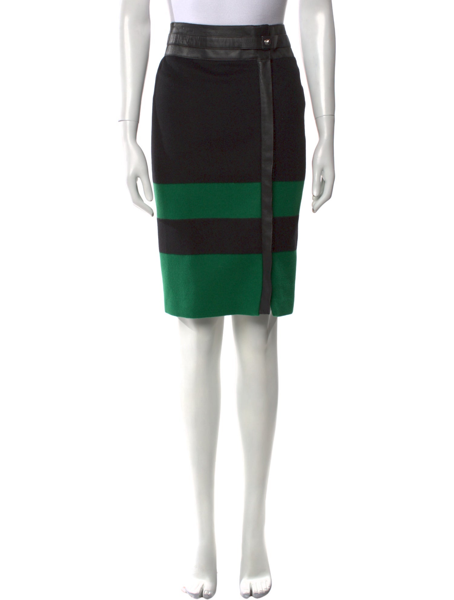 Ralph Lauren Black Label Virgin Wool Knee-Length Skirt