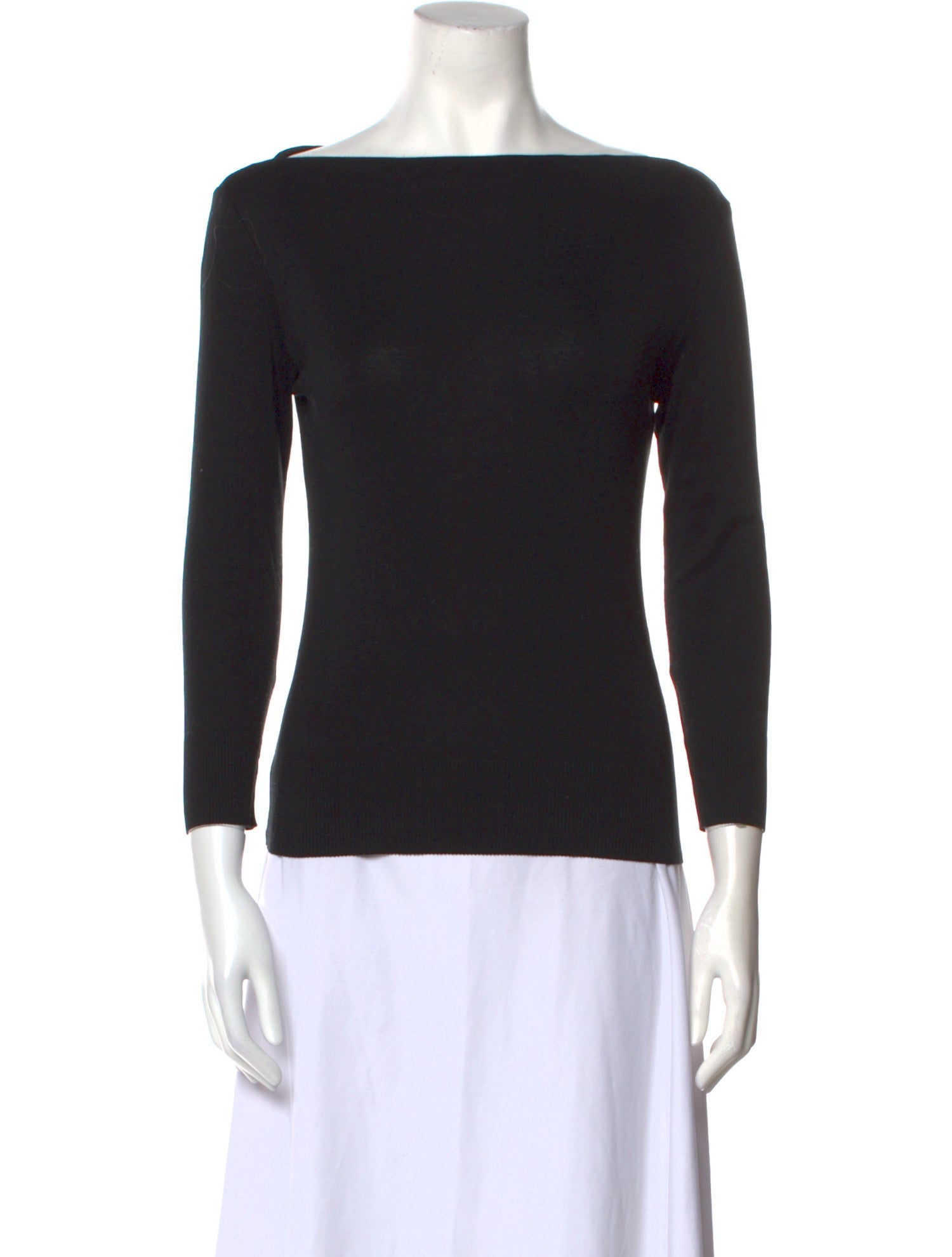 Ralph Lauren Black Label Bateau Neckline Sweater