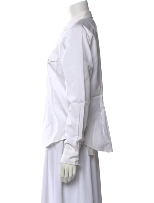 Ralph Lauren Black Label Long Sleeve Button-Up Top