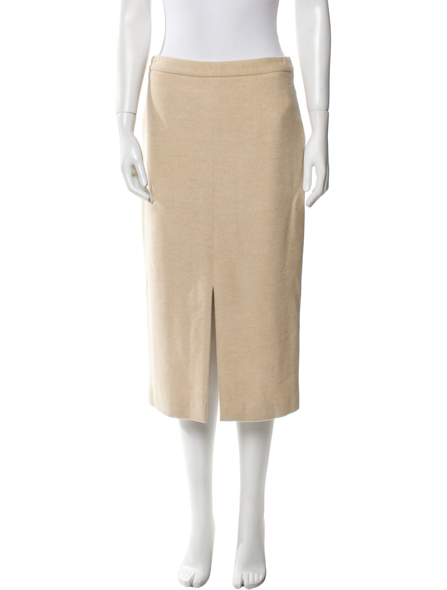 Ralph Lauren Black Label Wool Knee-Length Skirt