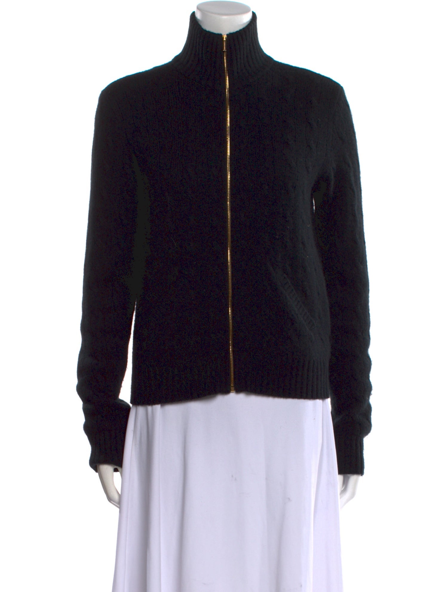 Ralph Lauren Black Label Cashmere Mock Neck Sweater