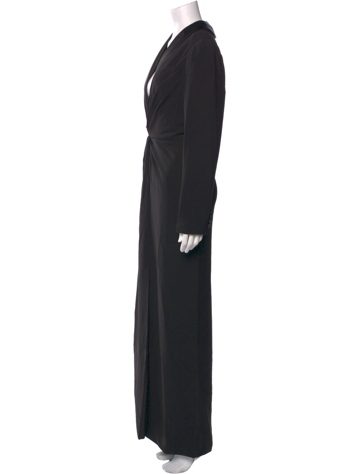 Ralph Lauren Black Label V-Neck Long Dress