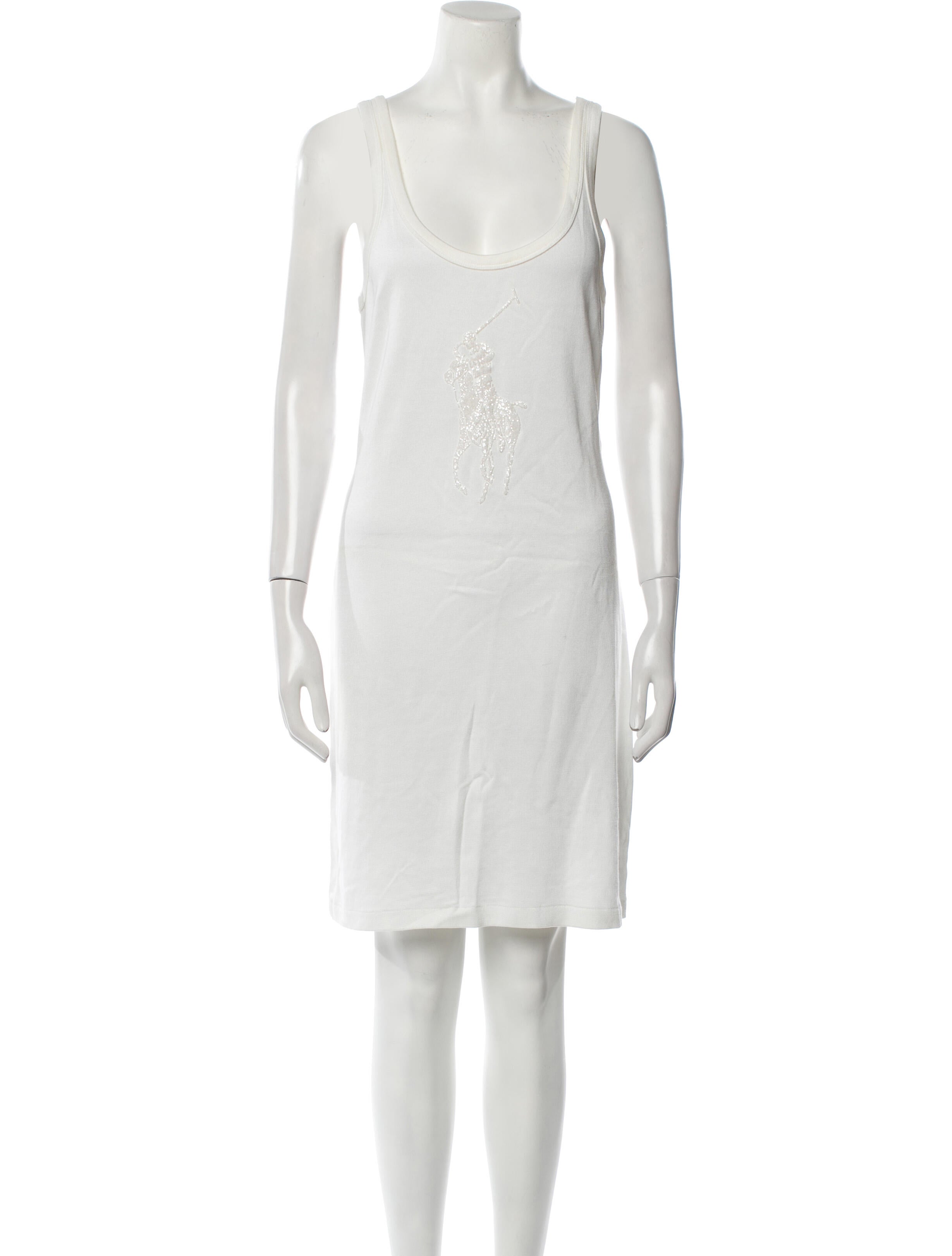 Ralph Lauren Black Label Scoop Neck Mini Dress