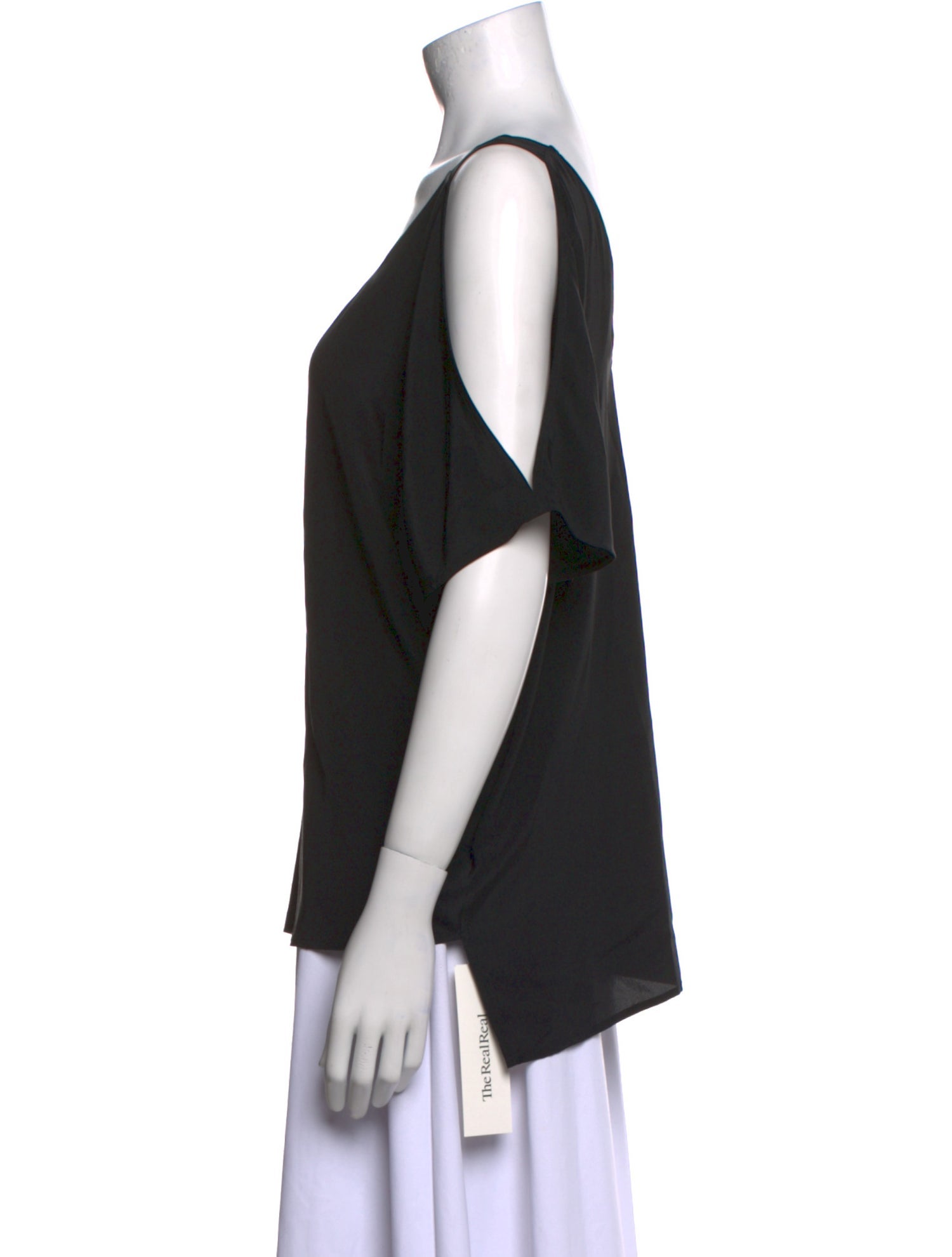 Ralph Lauren Black Label Silk V-Neck T-Shirt