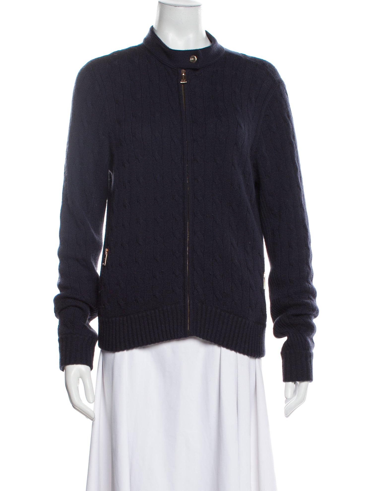 Ralph Lauren Black Label Cashmere Mock Neck Sweater
