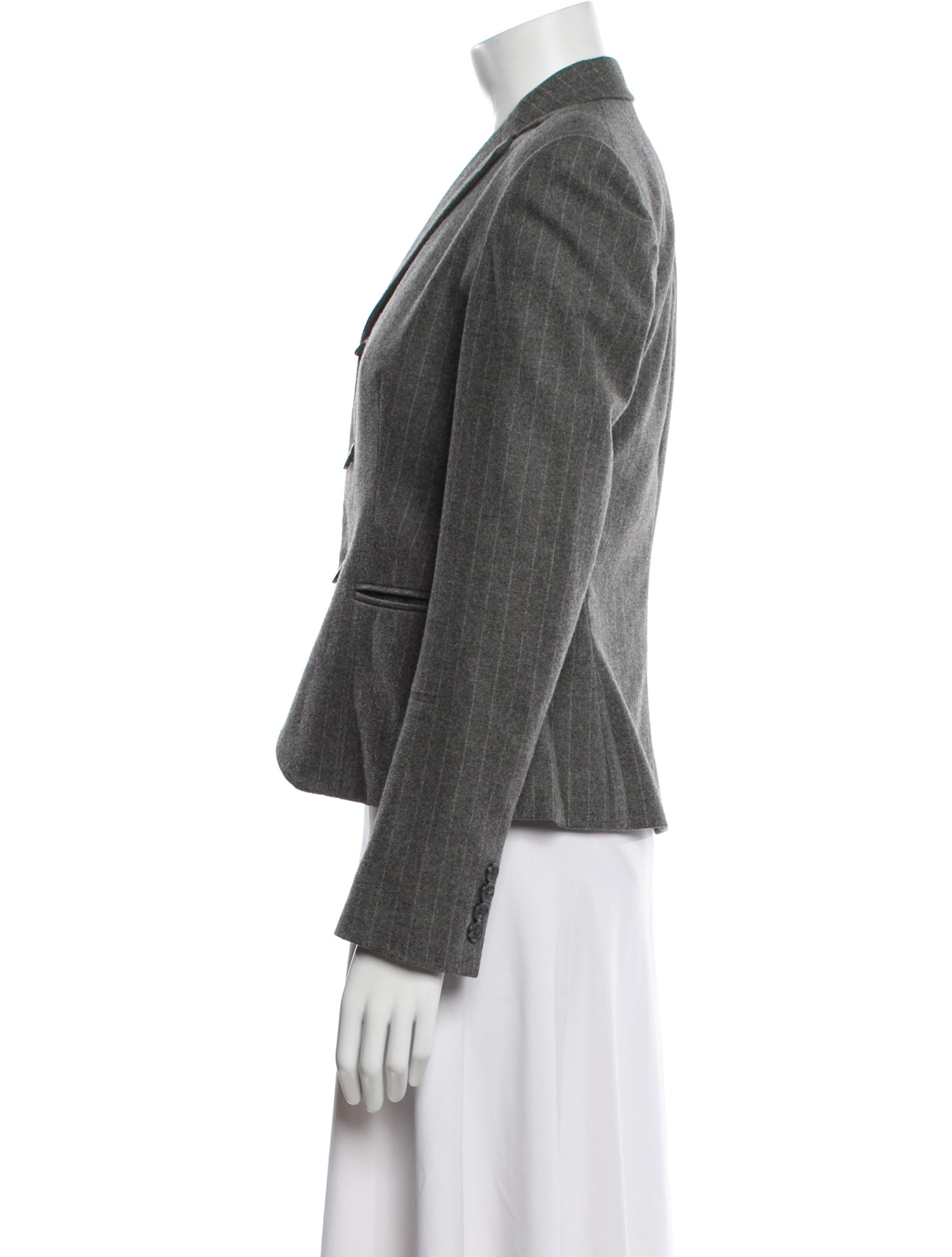 Ralph Lauren Black Label Merino Wool Striped Blazer