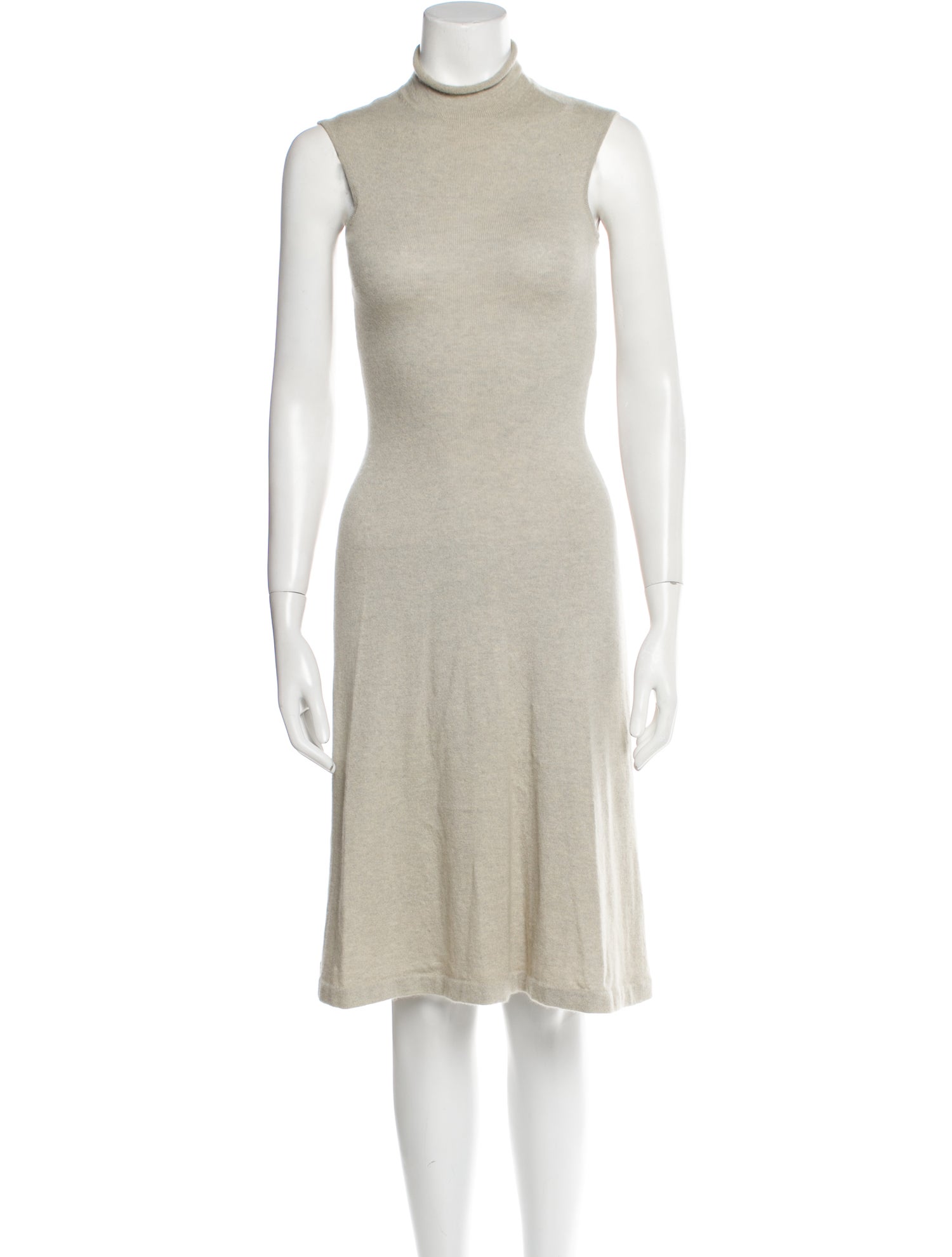 Ralph Lauren Black Label Cashmere Midi Length Dress