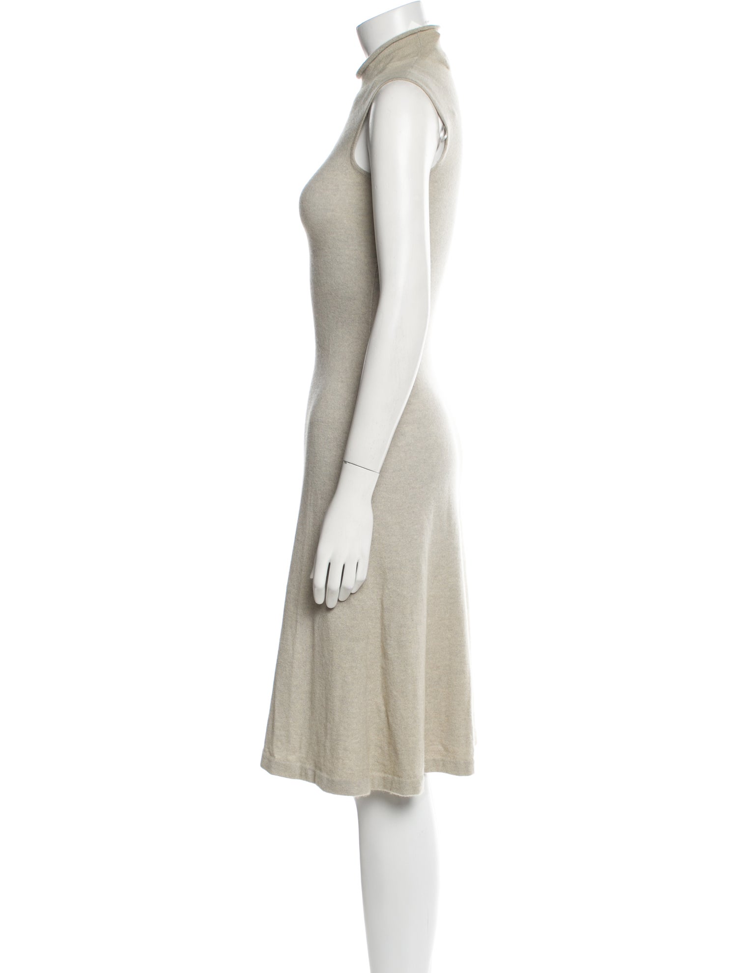 Ralph Lauren Black Label Cashmere Midi Length Dress