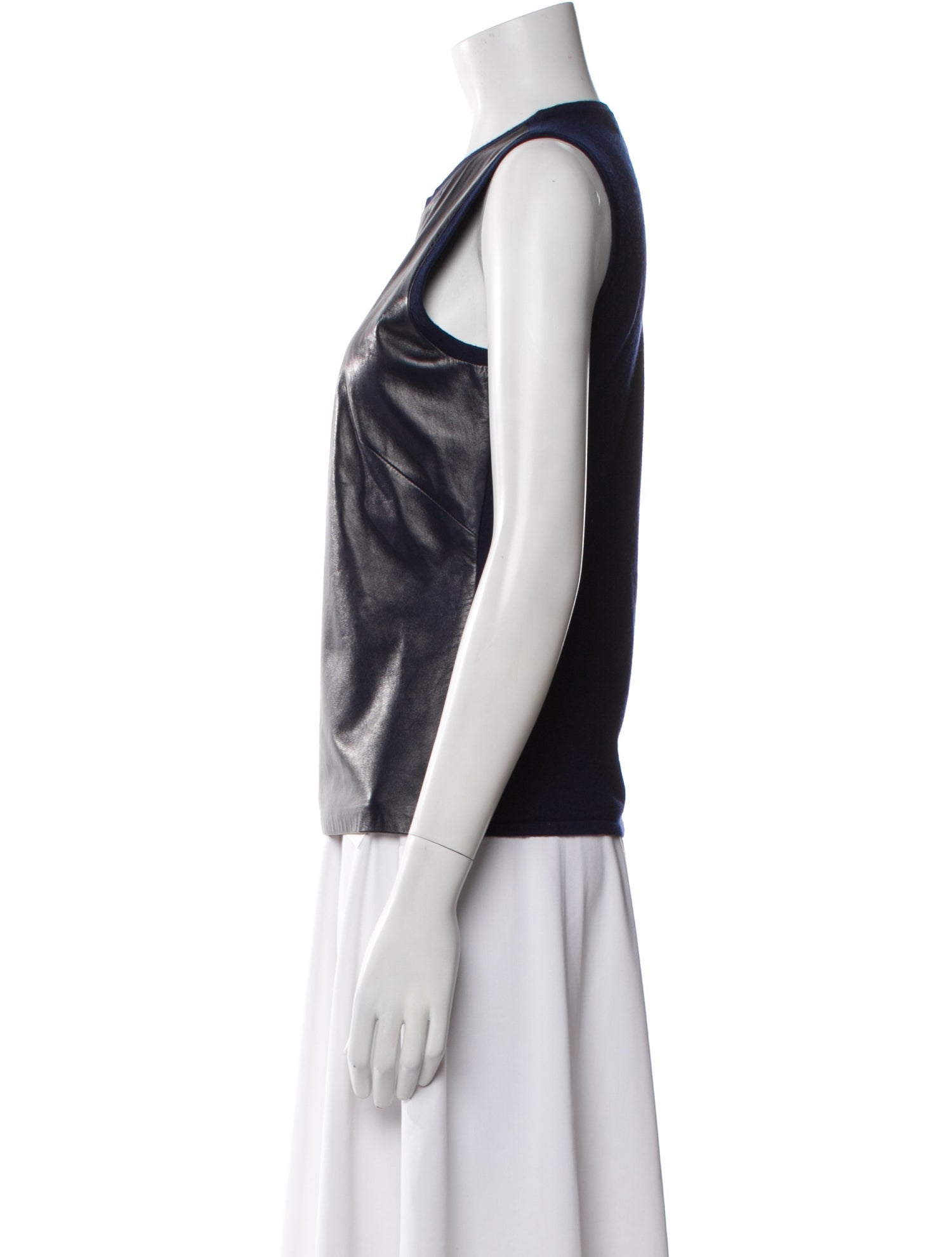 Ralph Lauren Black Label Cashmere Crew Neck Top