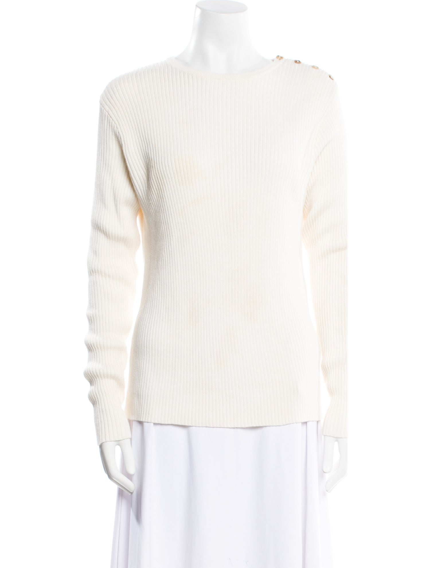 Ralph Lauren Black Label Bateau Neckline Sweater