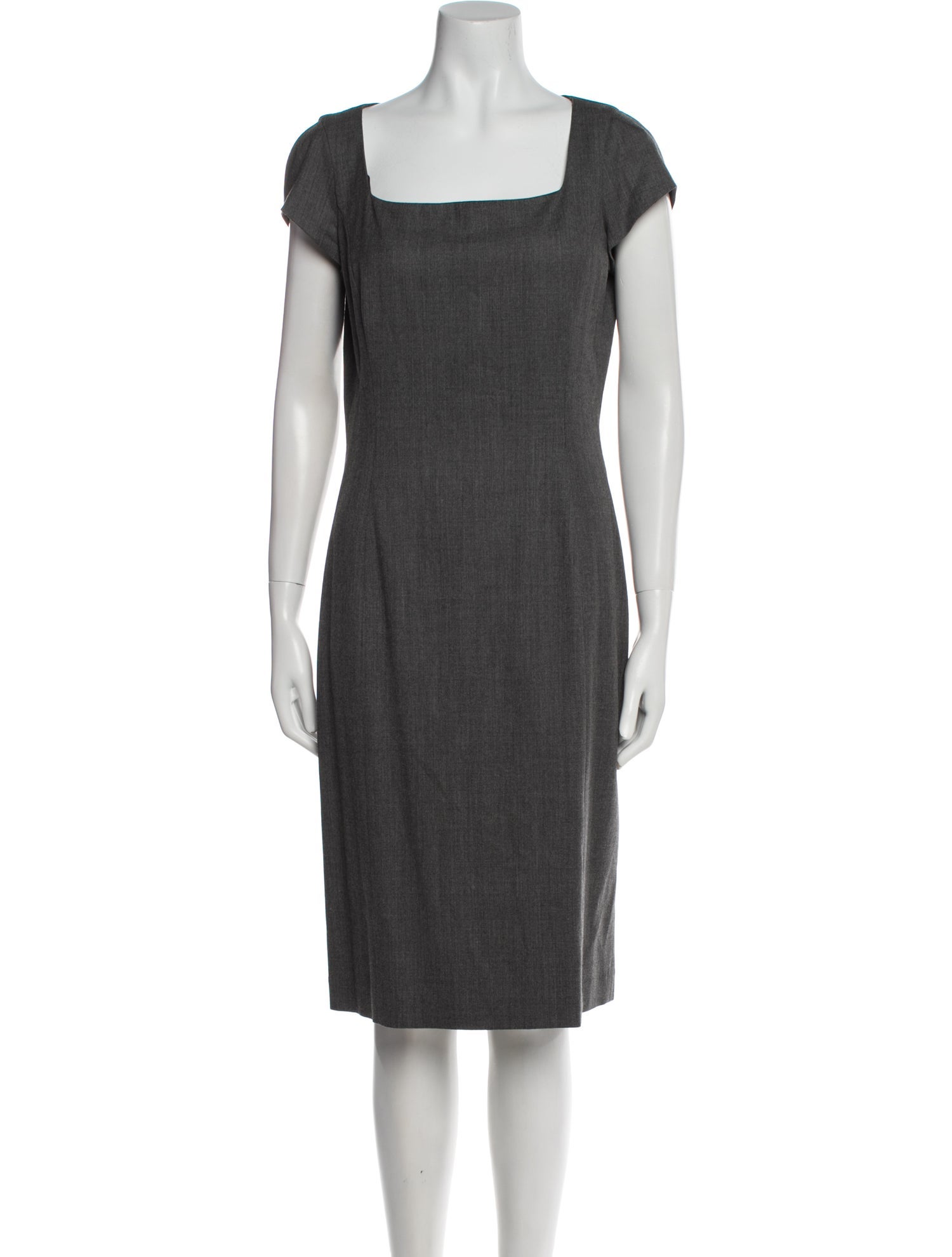 Ralph Lauren Black Label Wool Knee-Length Dress