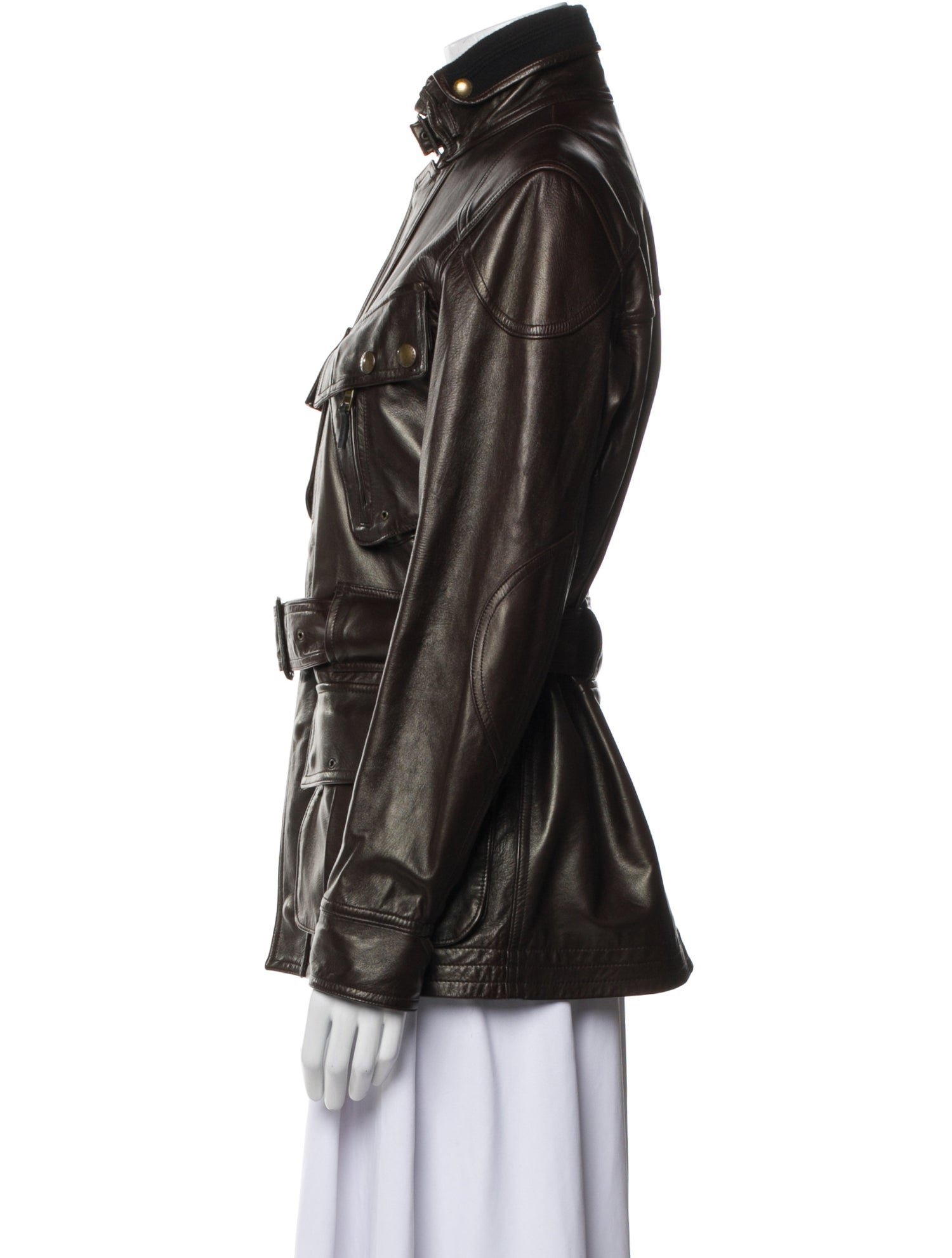 Ralph Lauren Black Label Lambskin Utility Jacket