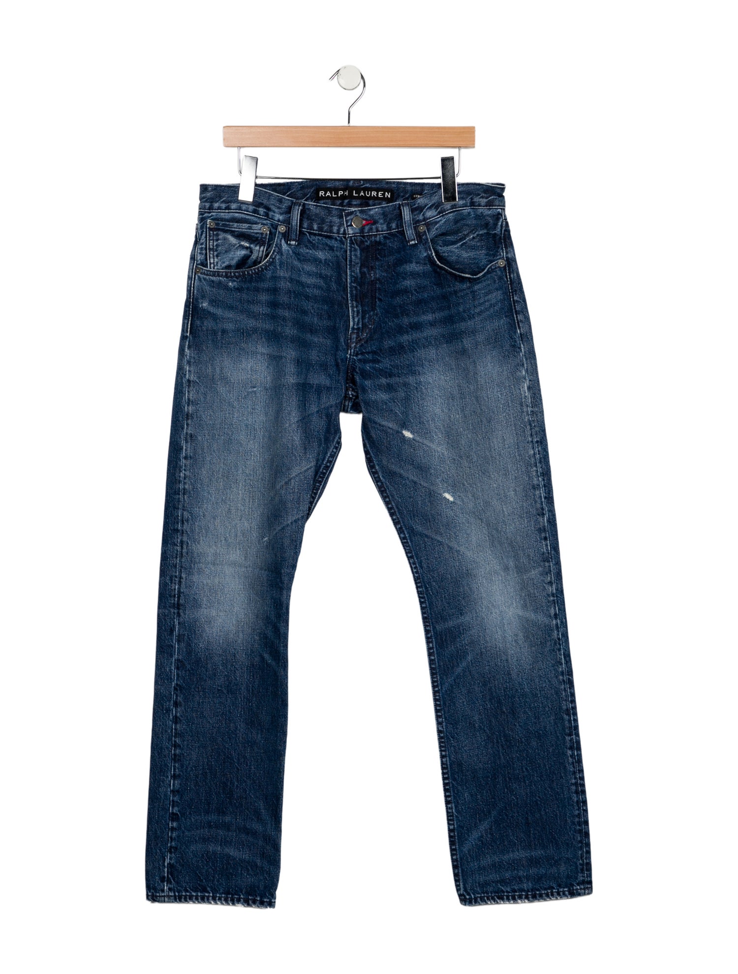 Ralph Lauren Black Label Mid-Rise Straight Leg Jeans