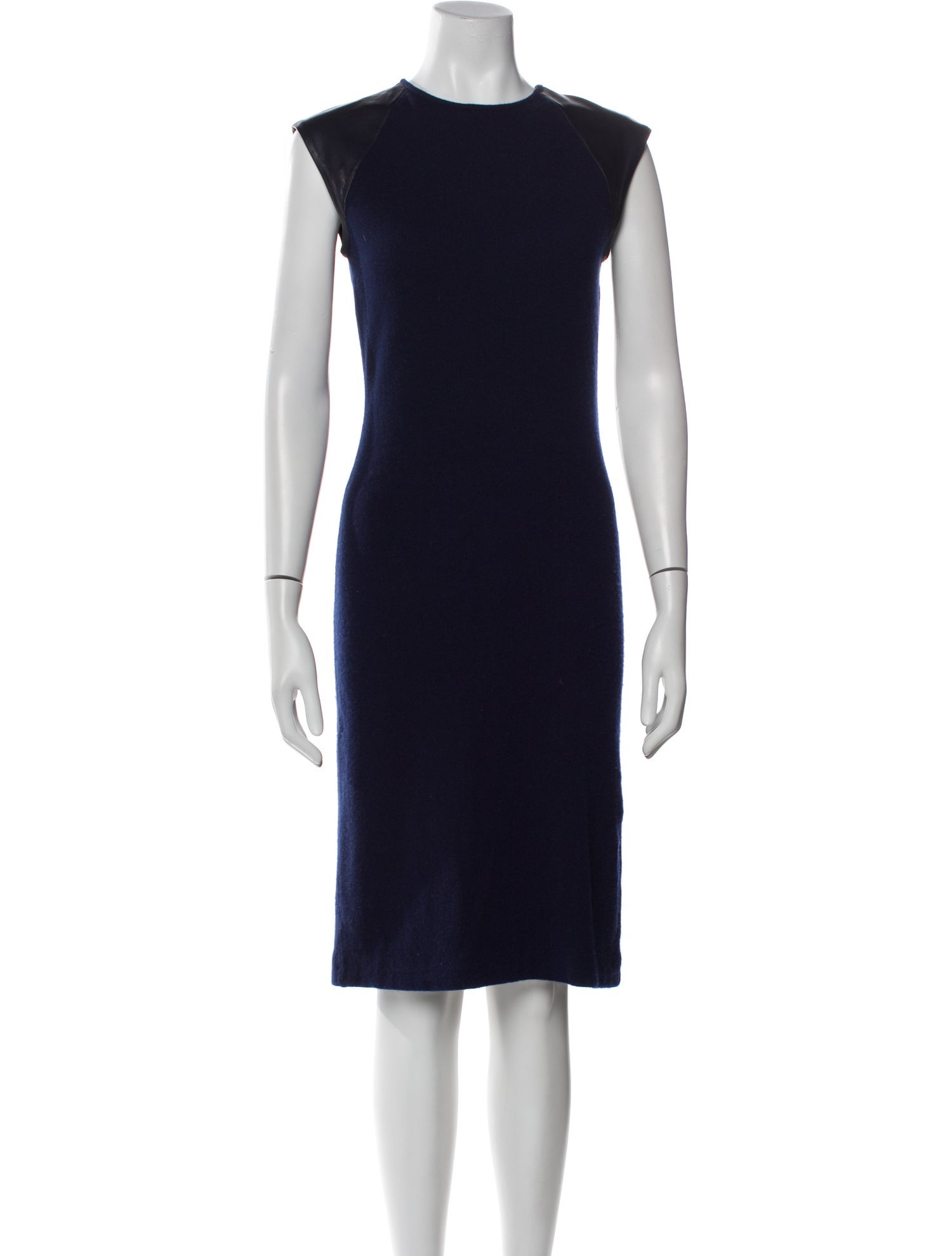 Ralph Lauren Black Label Cashmere Knee-Length Dress