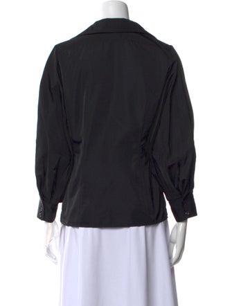 Ralph Lauren Black Label Three-Quarter Sleeve Button-Up Top