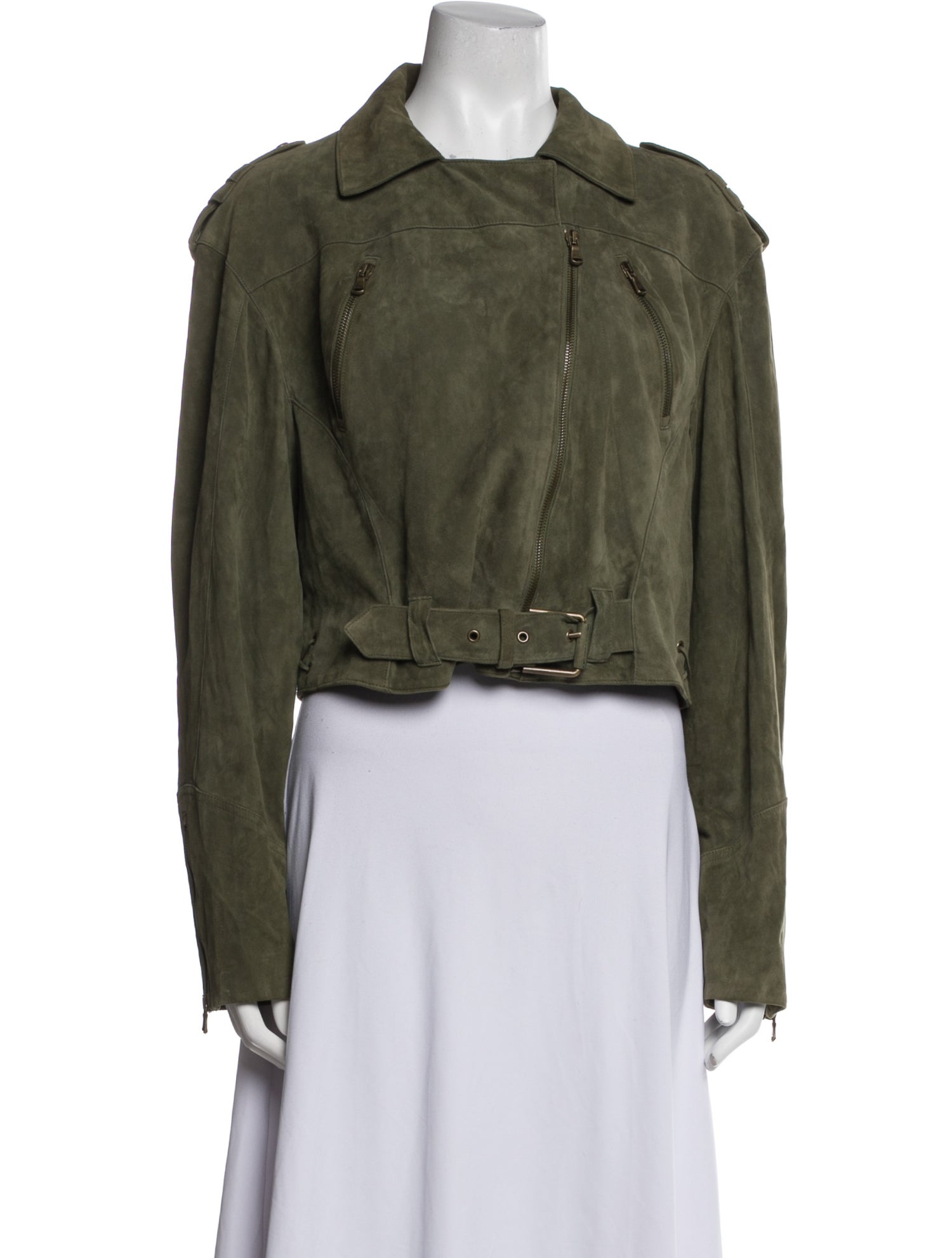 Ralph Lauren Black Label Suede Biker Jacket