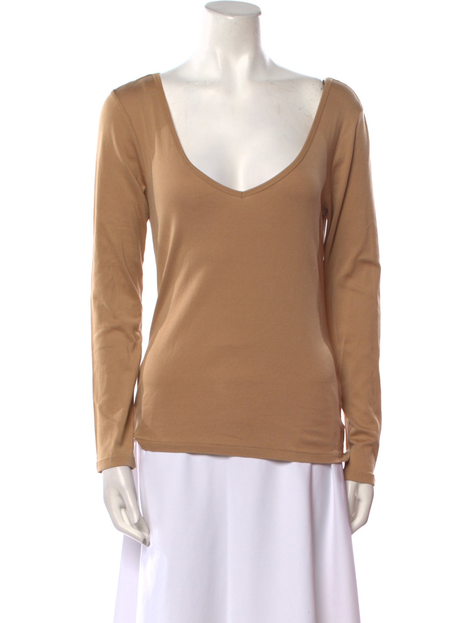 Ralph Lauren Black Label V-Neck Long Sleeve Top