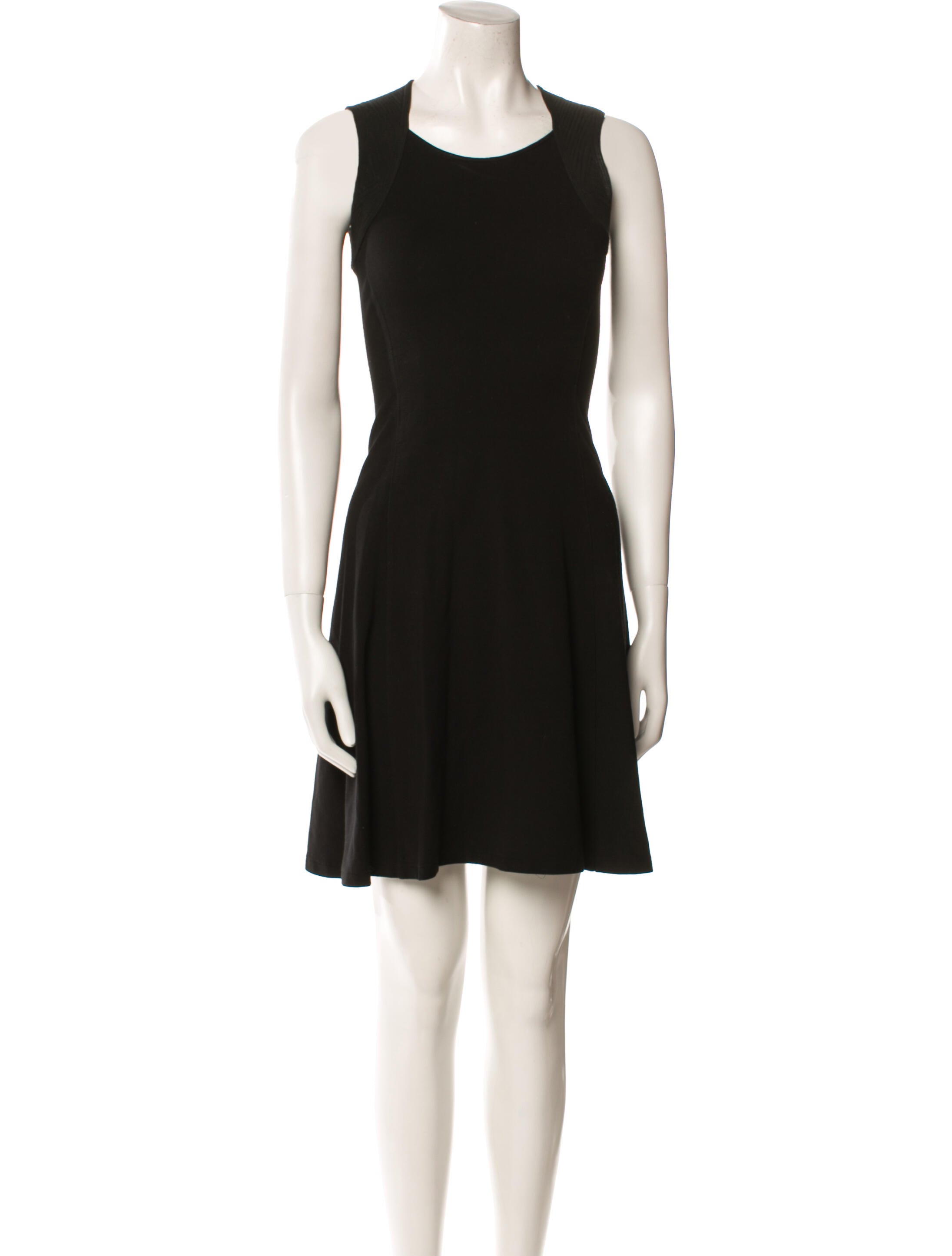 Ralph Lauren Black Label Scoop Neck Mini Dress