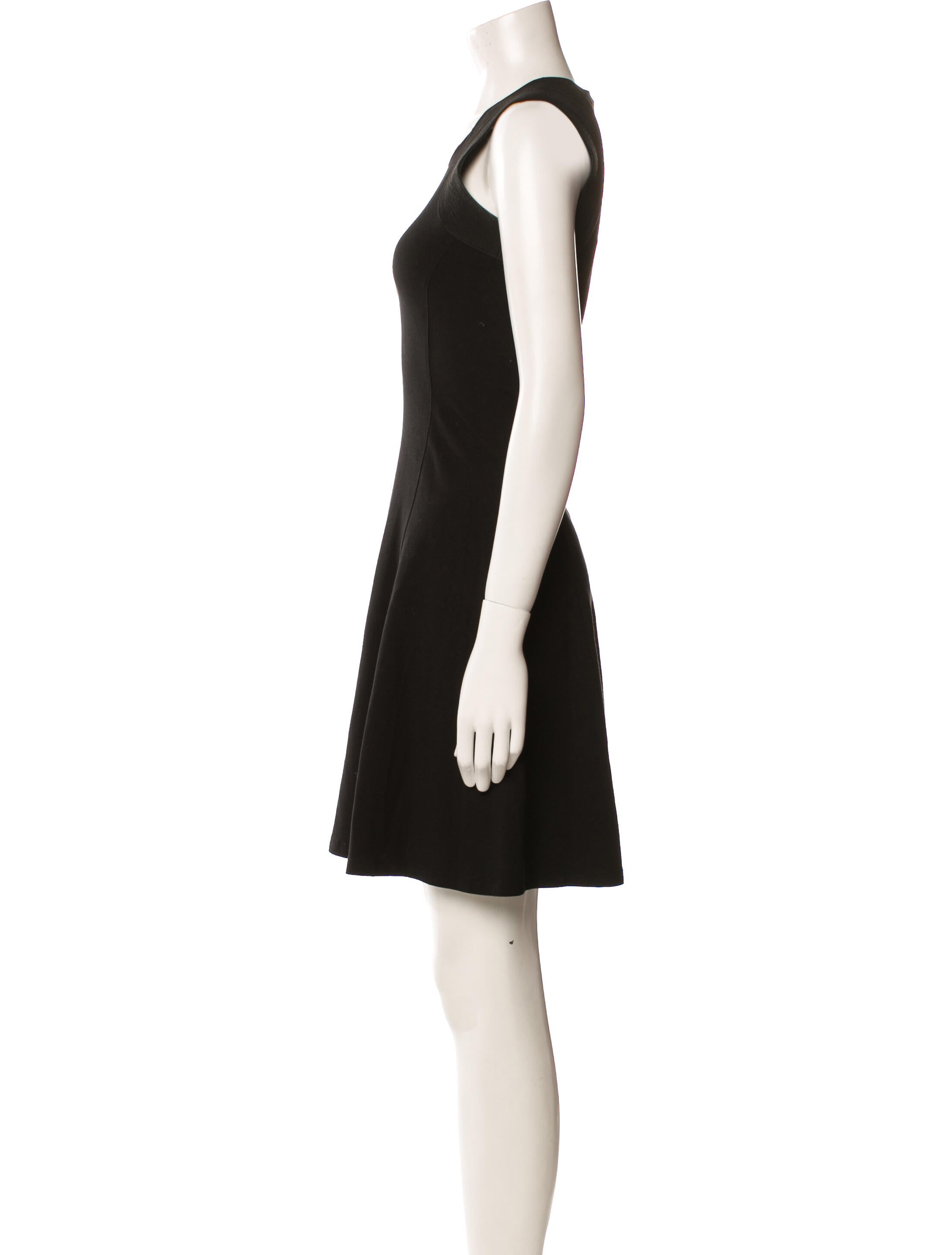 Ralph Lauren Black Label Scoop Neck Mini Dress