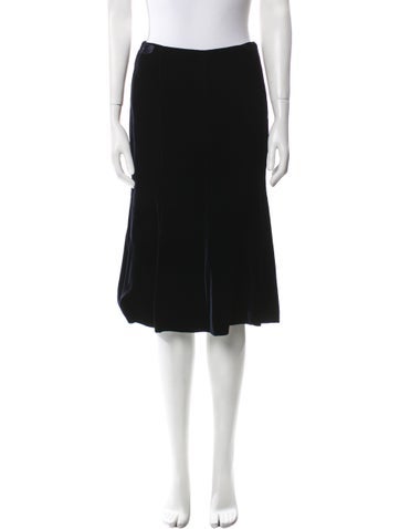 Ralph Lauren Black Label Skirts Pleated Accents Knee-Length Skirt US 2 | XS