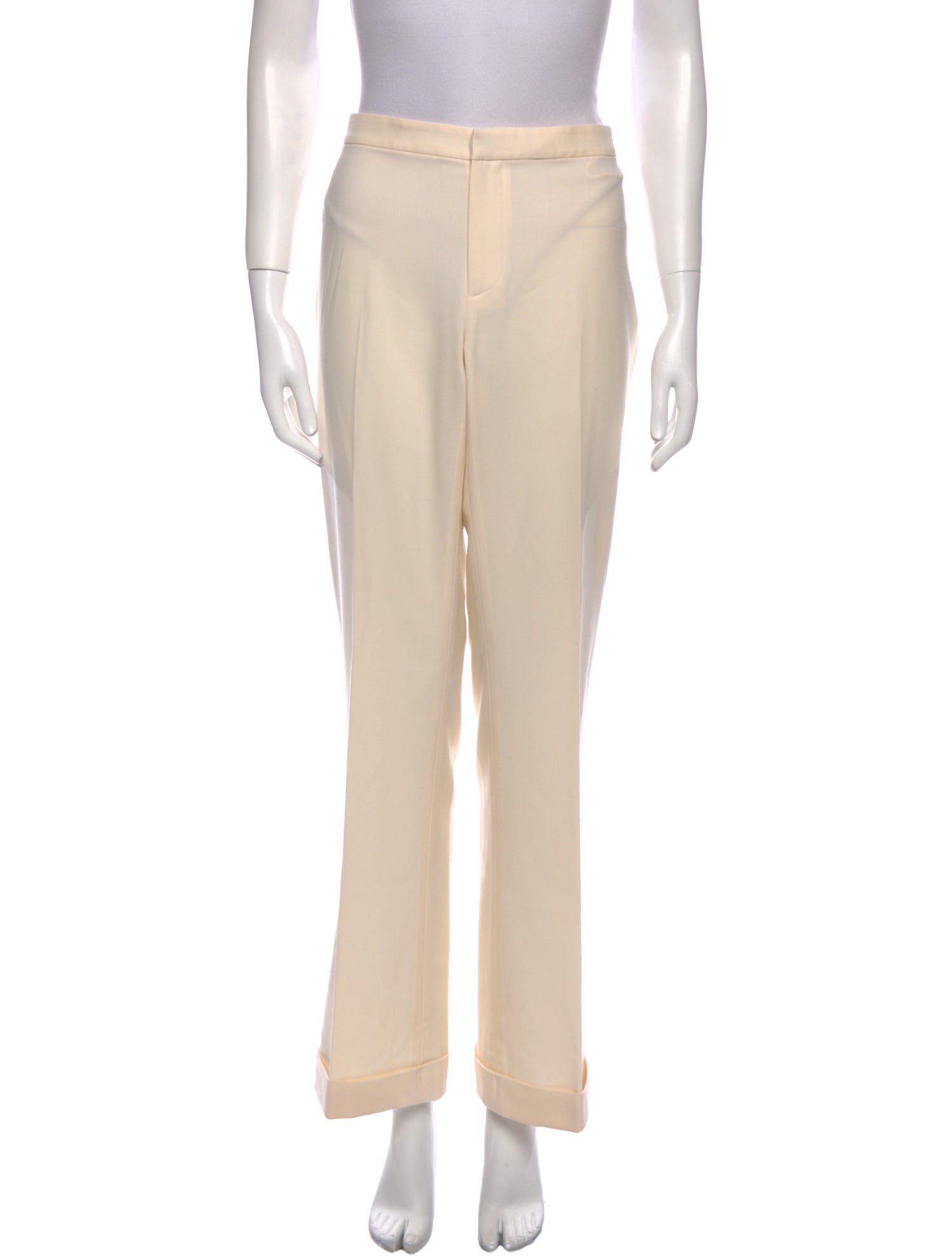 Ralph Lauren Black Label Wool Wide Leg Pants