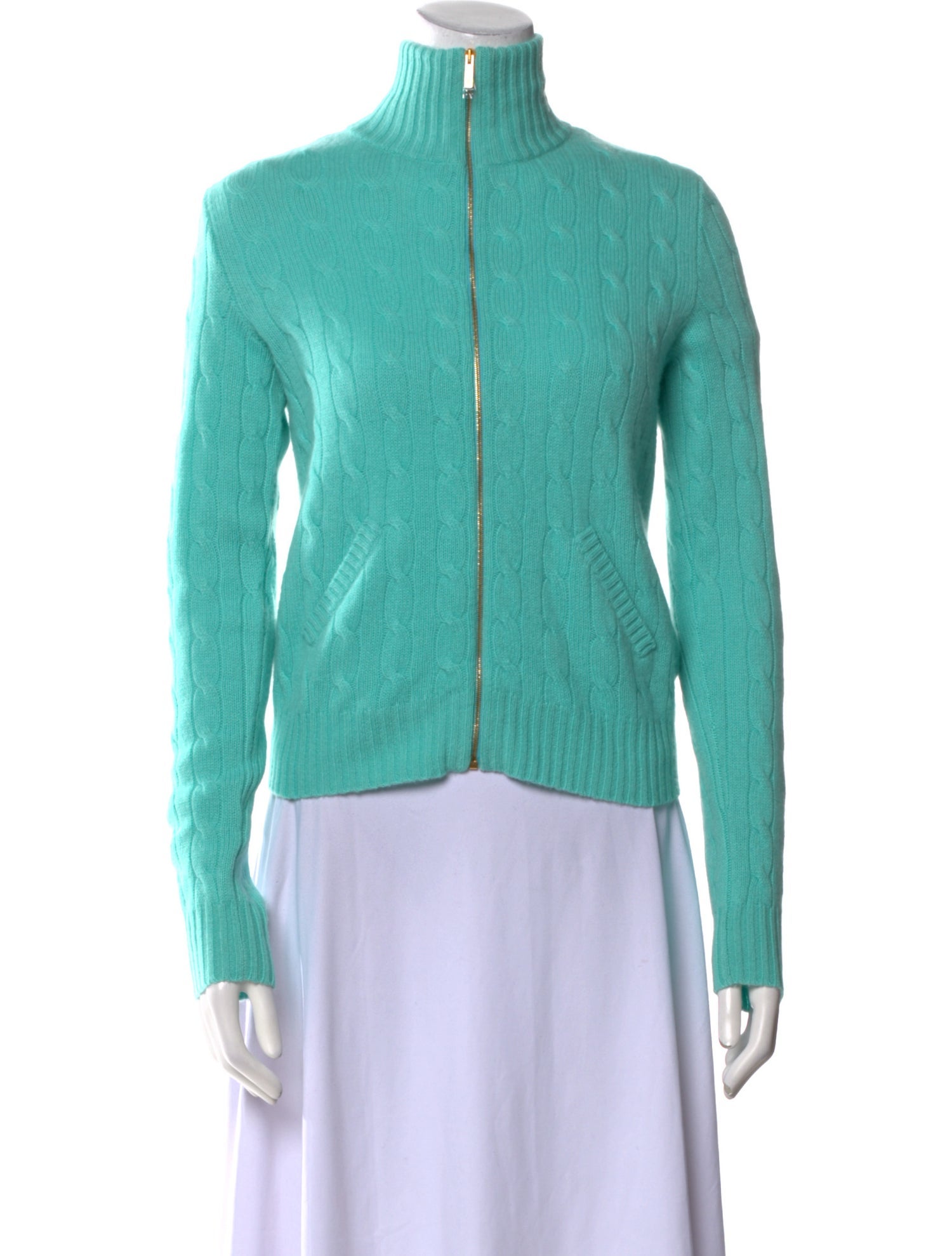 Ralph Lauren Black Label Cashmere Mock Neck Sweater