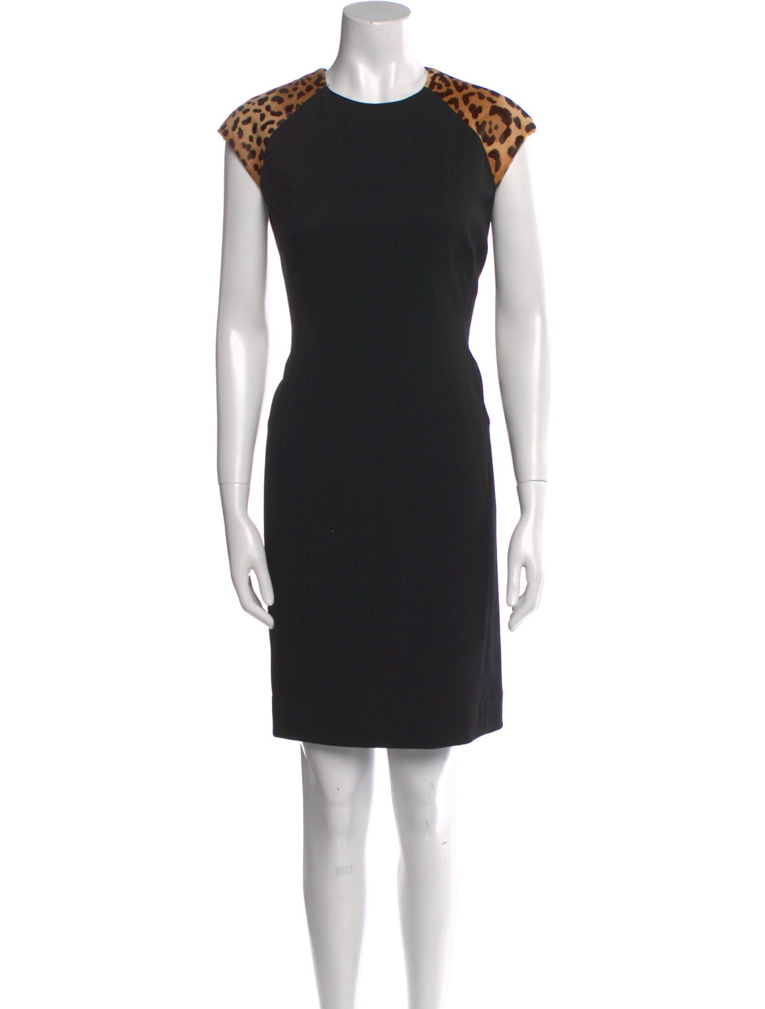 Ralph Lauren Black Label Virgin Wool Knee-Length Dress